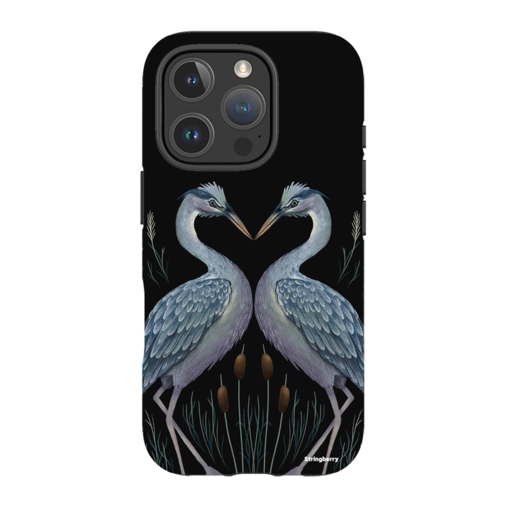 iPhone Tough Case - Heron Pair By Anna Stead