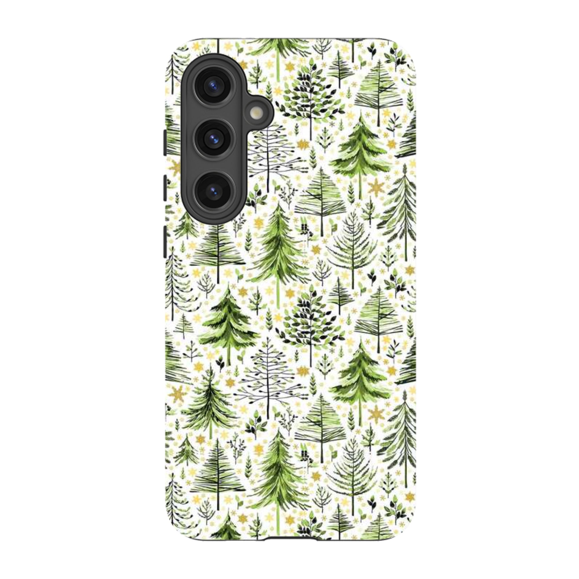 Samsung Tough Case - Green Xmas Trees By Elisabeth Haager