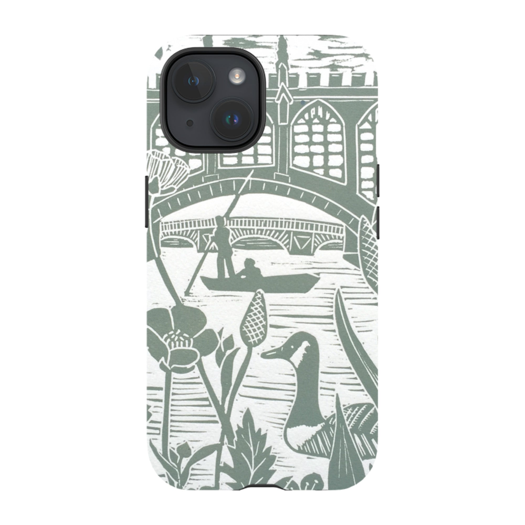 iPhone Tough Case - Punting At Cambridge By Kate Heiss