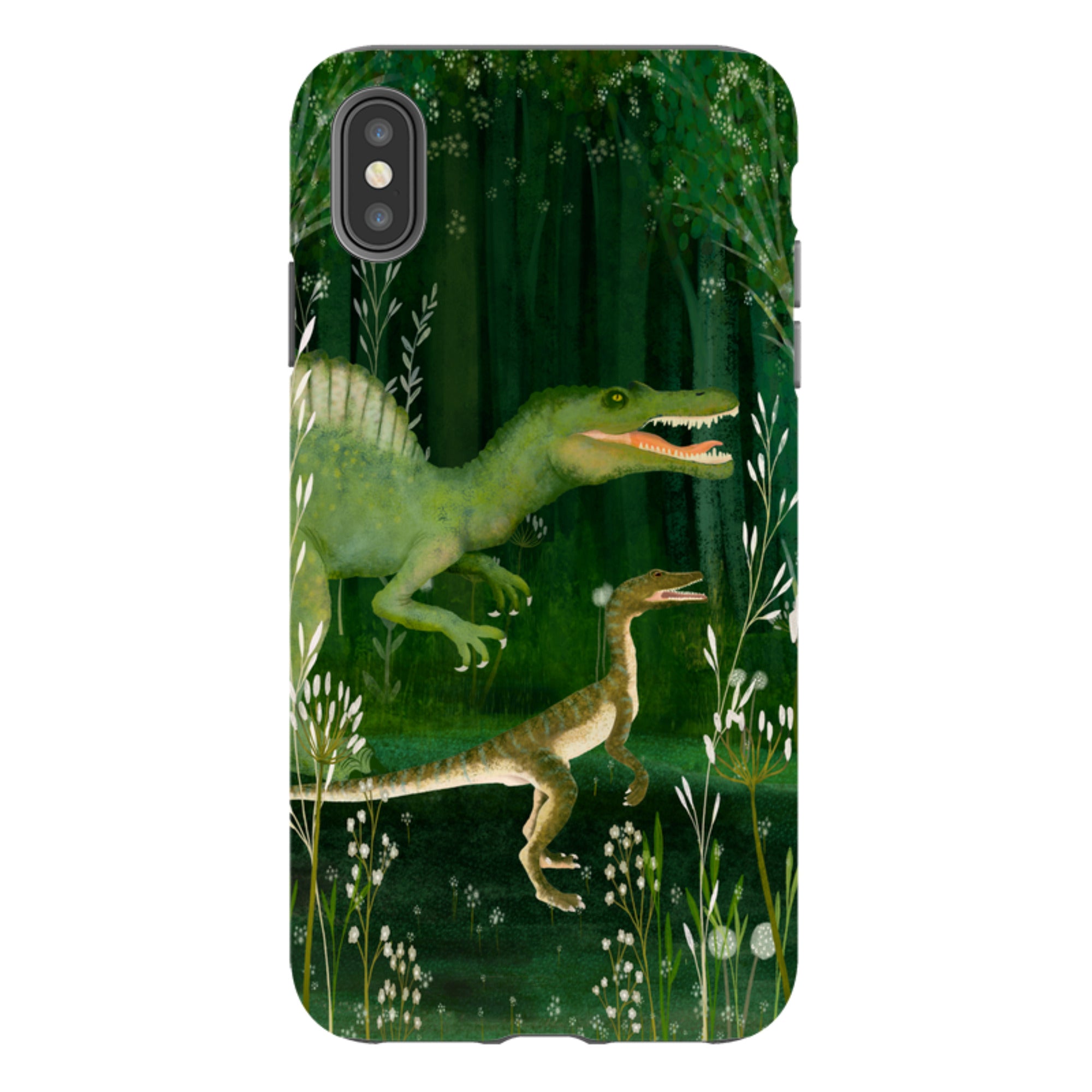 iPhone Tough Case - Dino Park II By Katherine Quinn