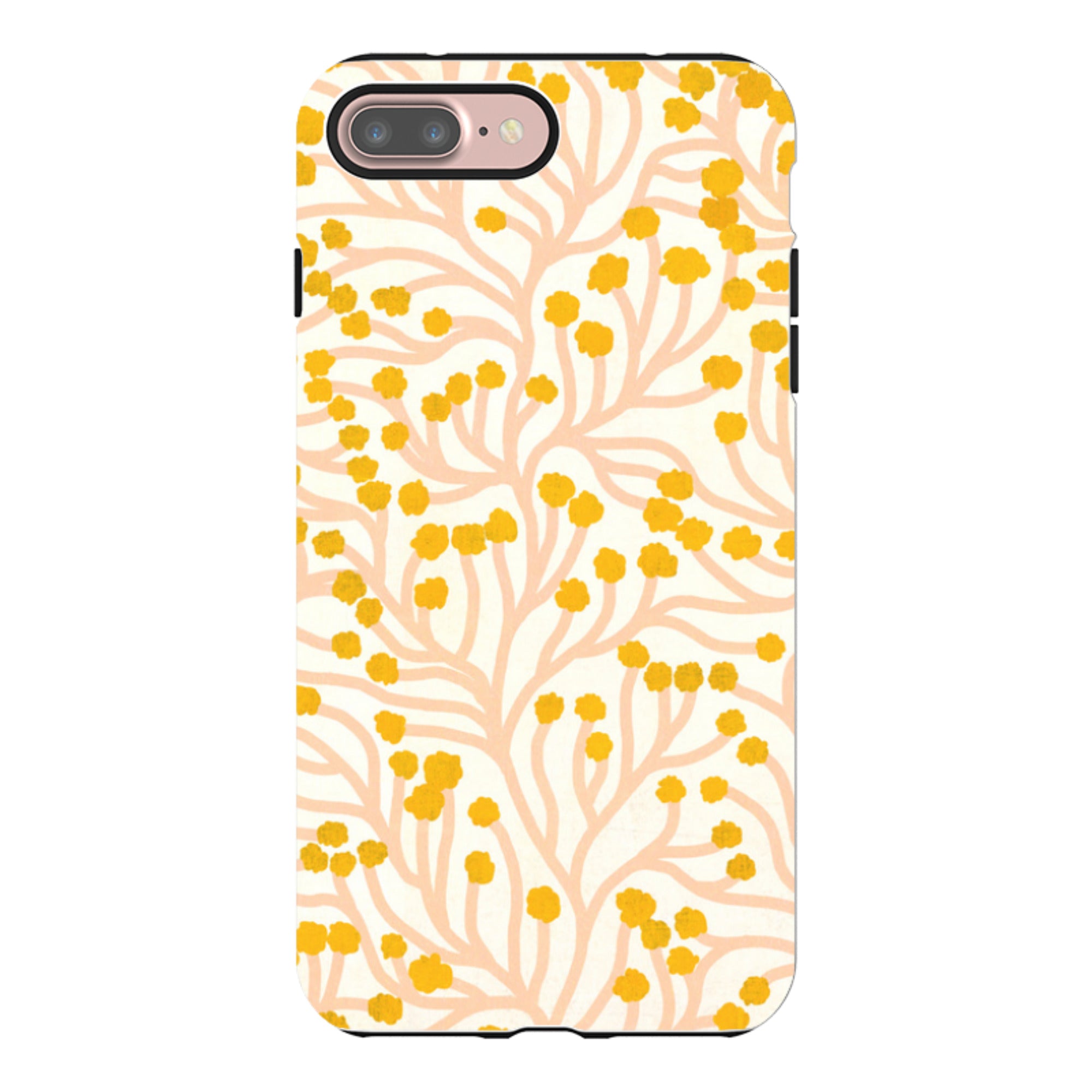 iPhone Tough Case - Vine Pink And Ochre By Katherine Quinn