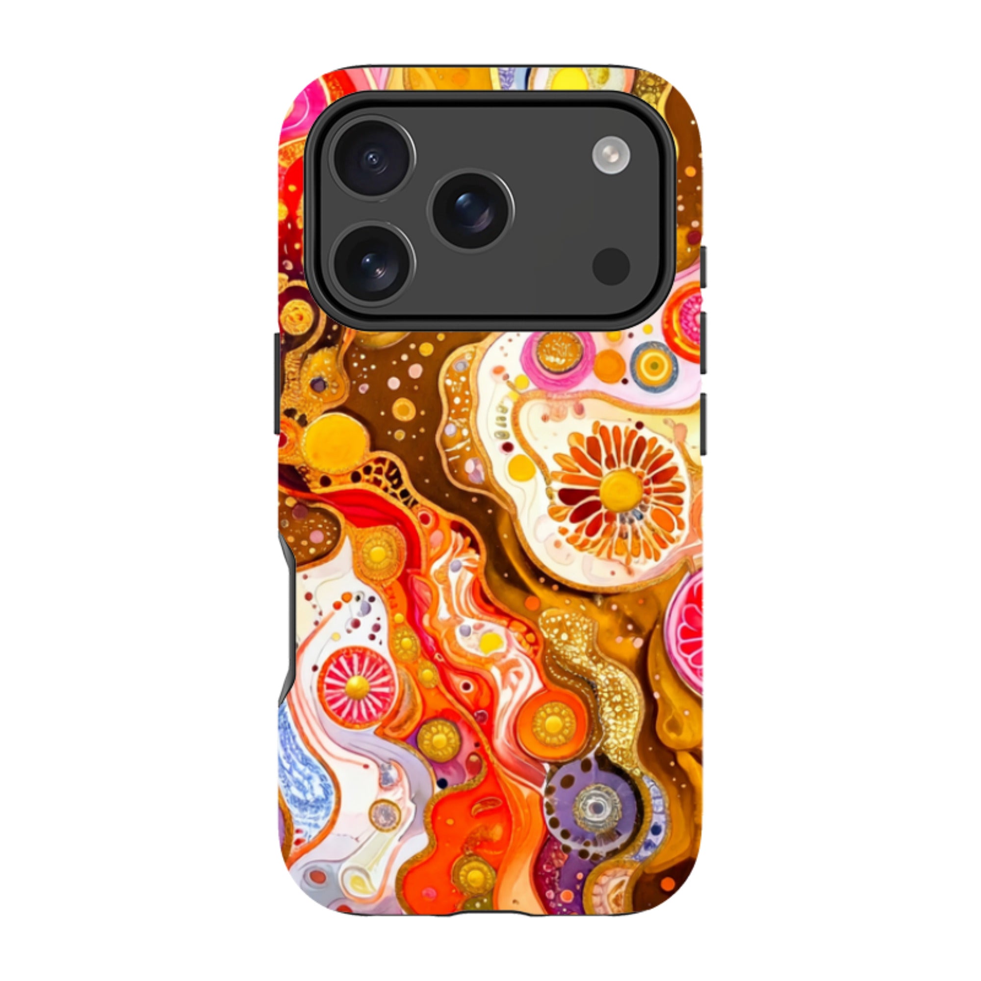iPhone MagSafe Tough Case - Fire Marble