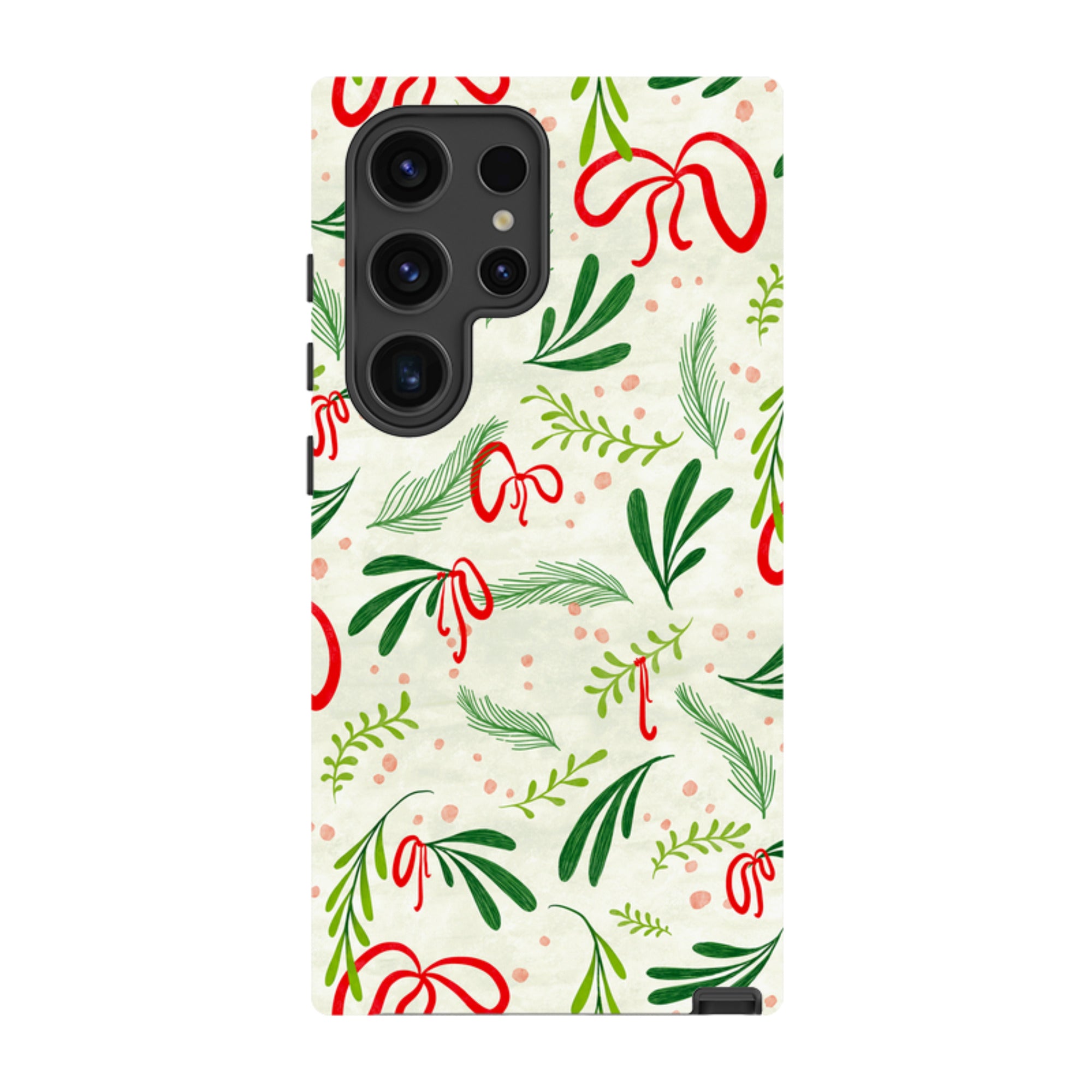 Samsung Tough Case - Christmas Bows By Katherine Quinn