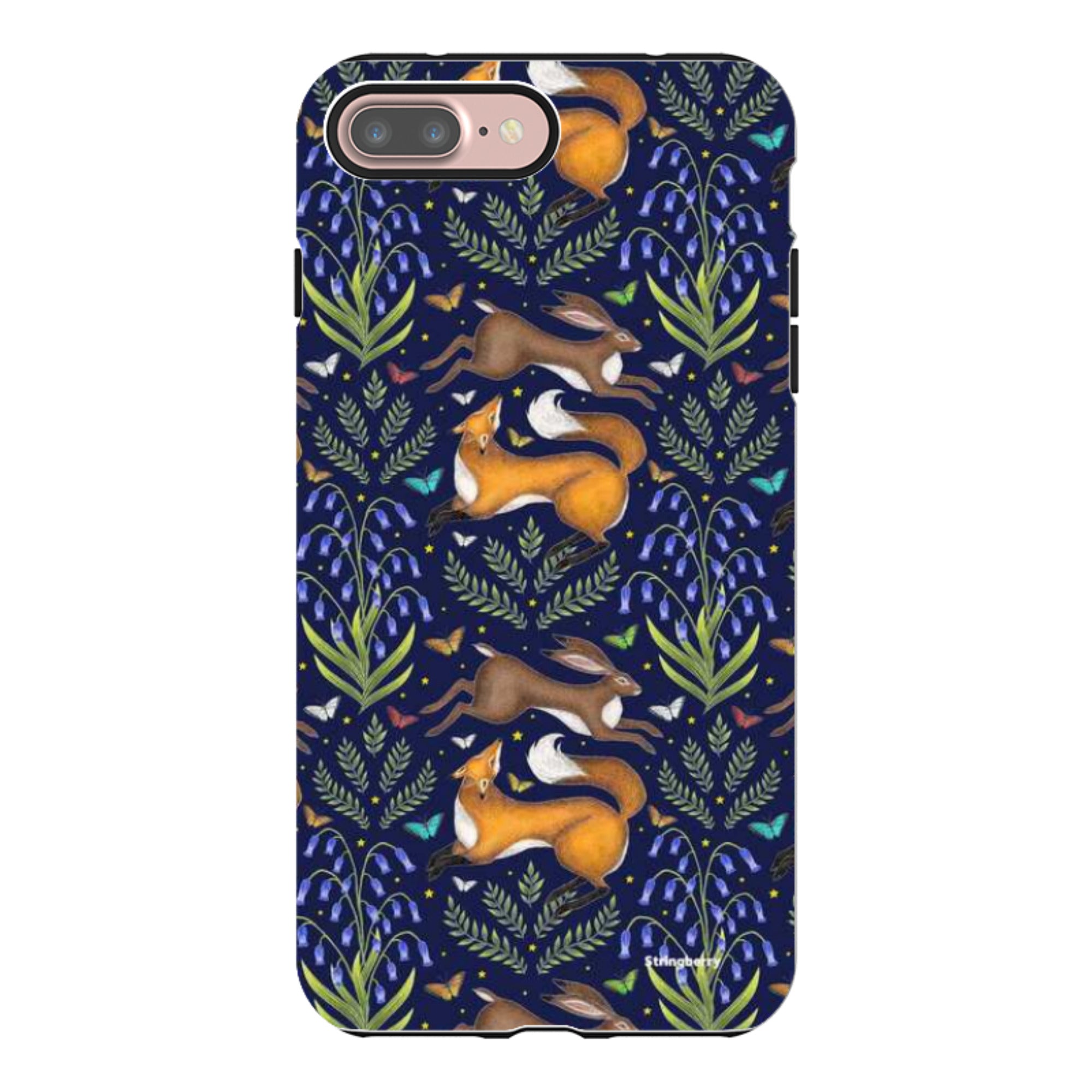 iPhone Tough Case - Fox And Hare By Catherine Rowe