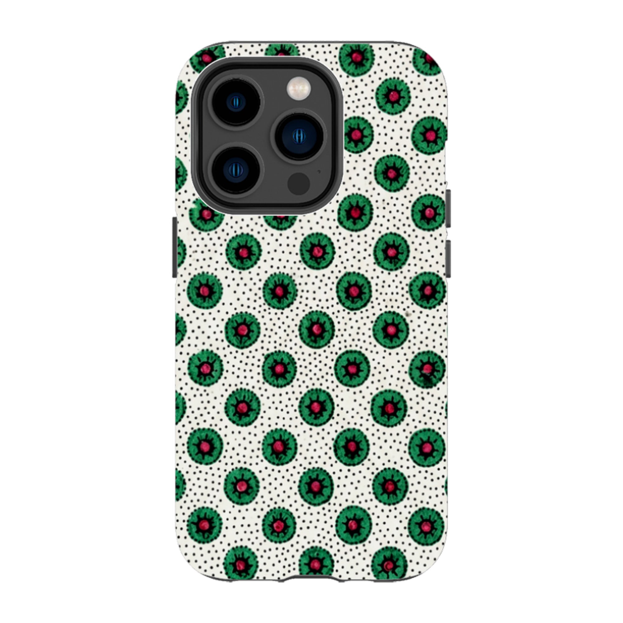 iPhone Tough Case - Green Medallion