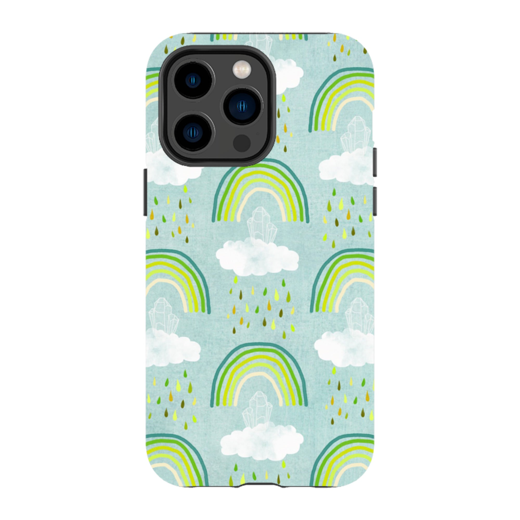 iPhone MagSafe Tough Case - Rainbows and Crystals By Katherine Quinn