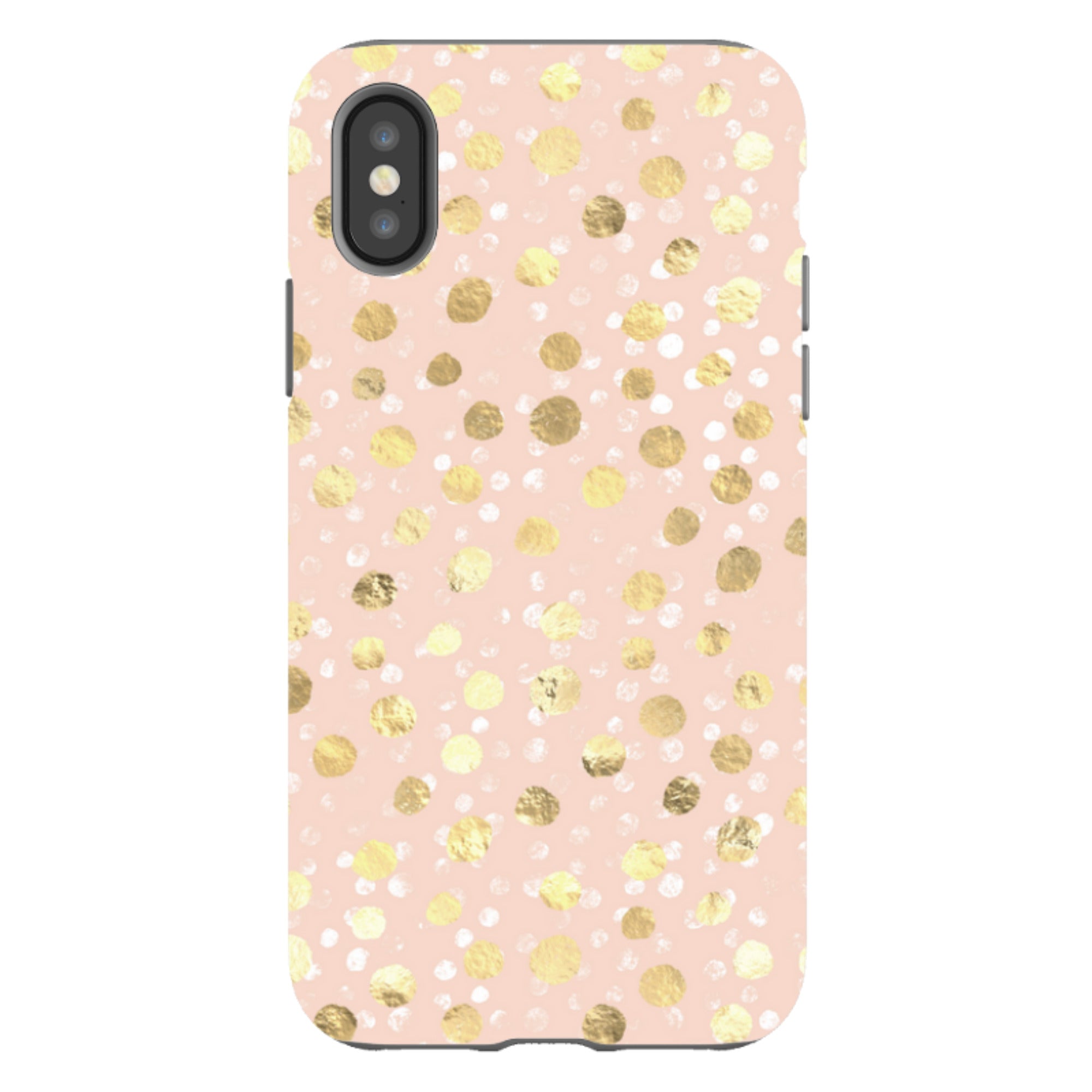 iPhone Tough Case - Marble Dots II (case does not glitter)