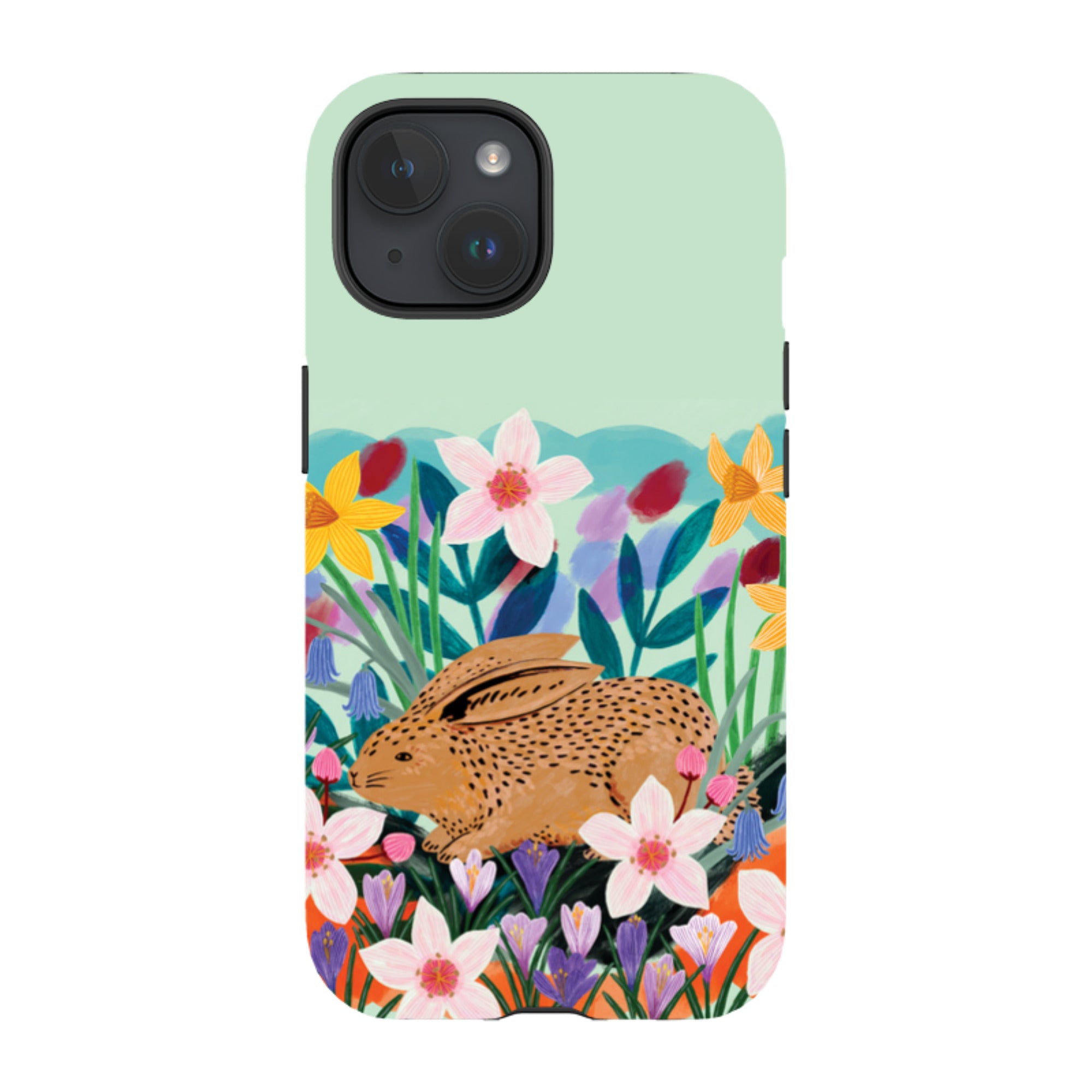 iPhone Tough Case - Spring Bunny By Lee Foster Wilson