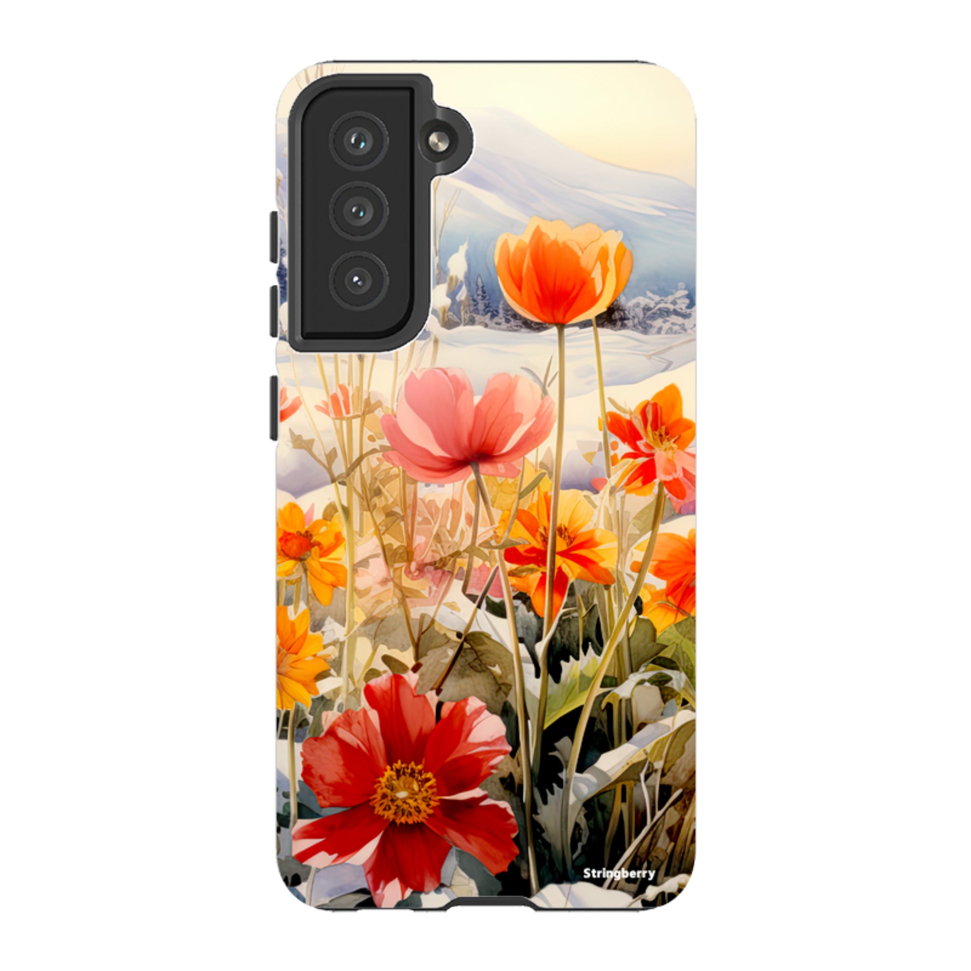 Samsung Tough Case - Winter Wild Flowers II