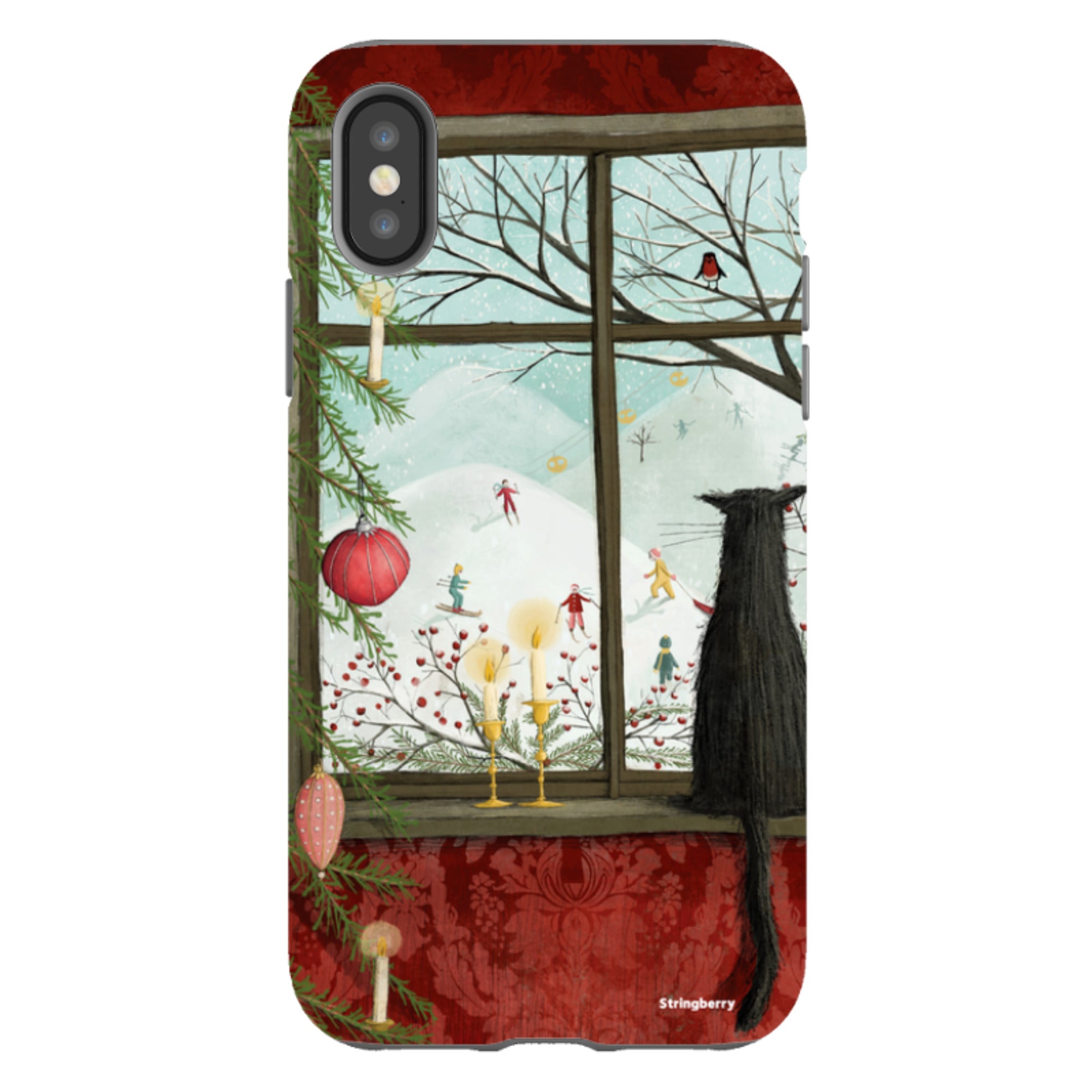 iPhone Tough Case - Christmas Window By Maja Lindberg