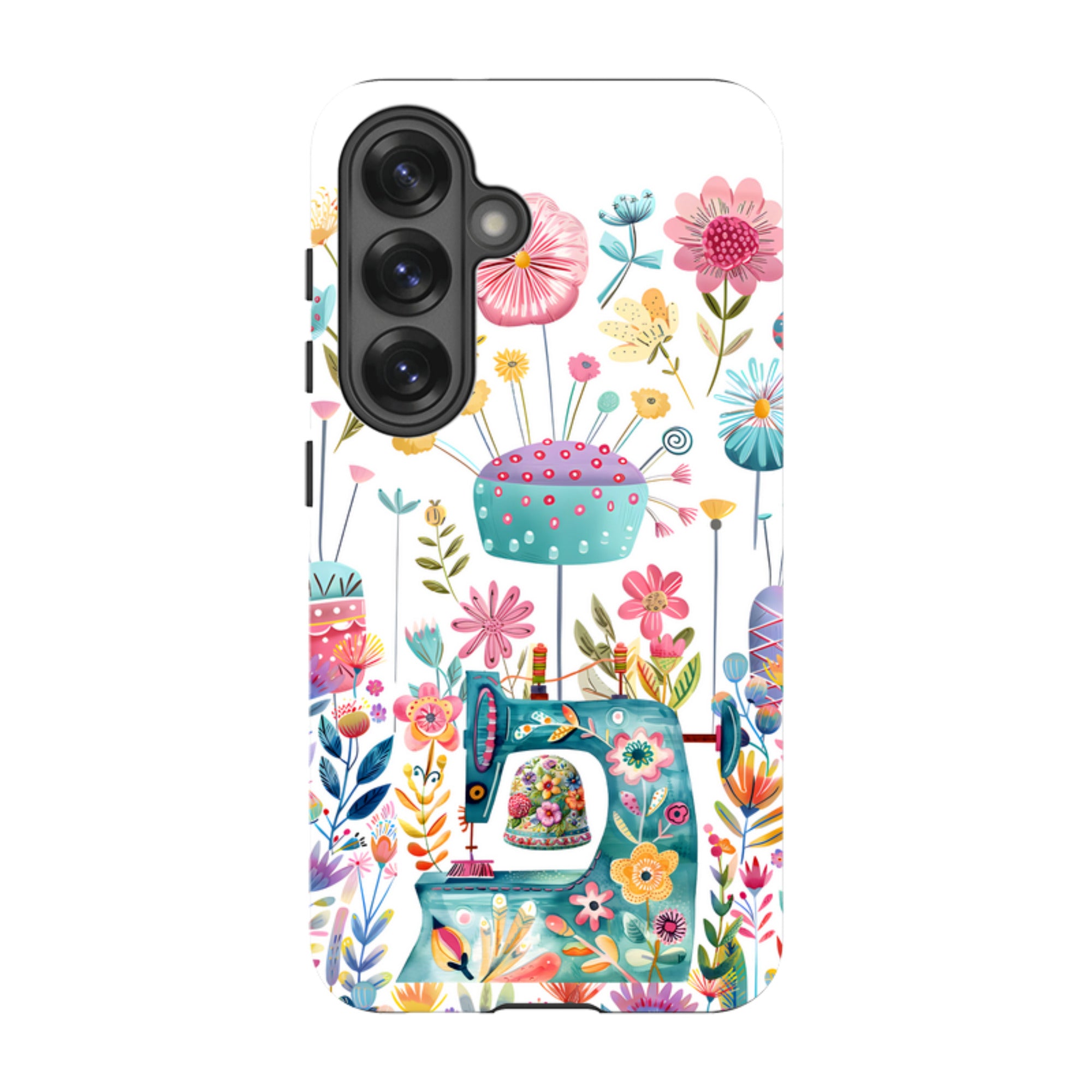 Samsung Tough  Case - Floral Sewing Machine