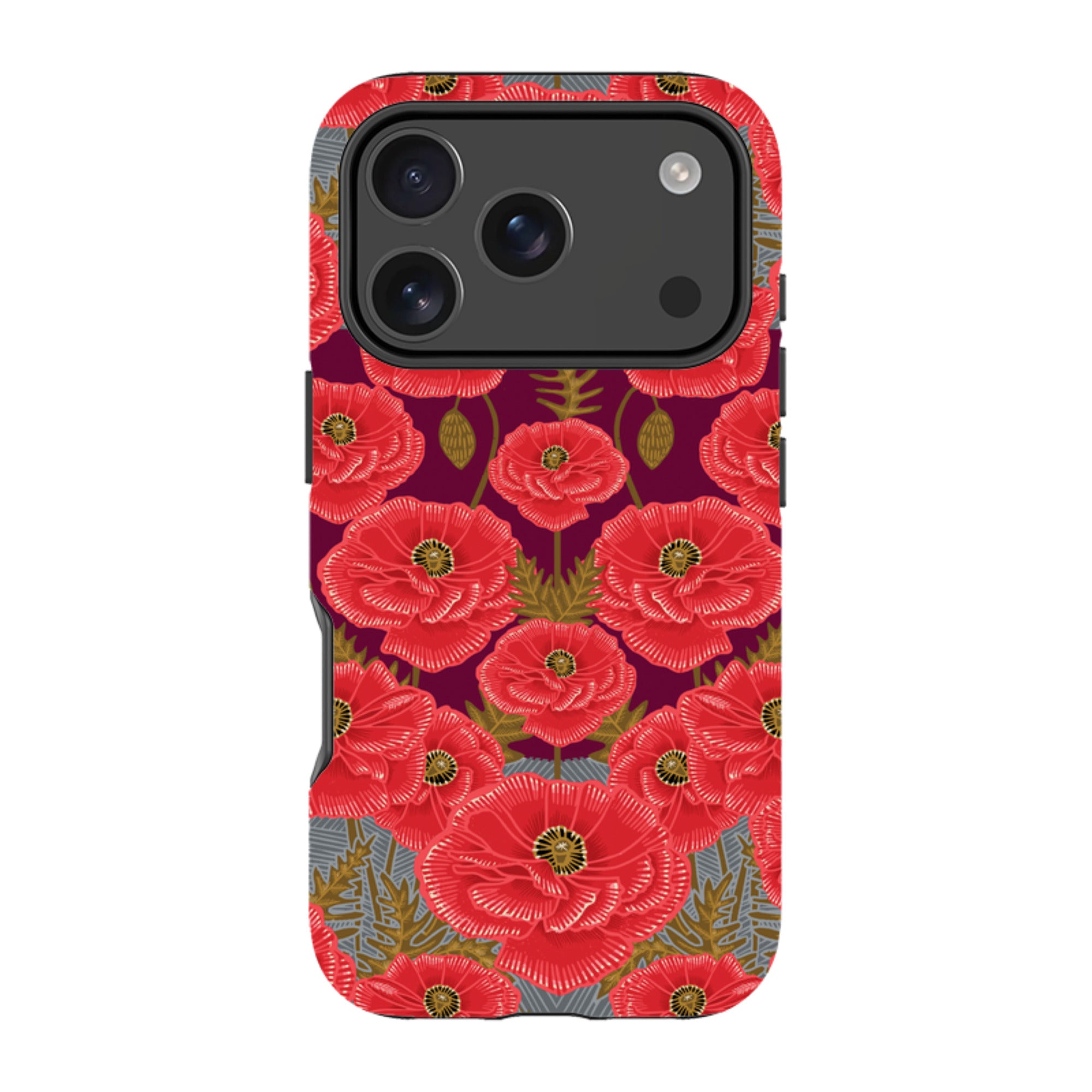 iPhone Case - Poppy Red By Kate Heiss