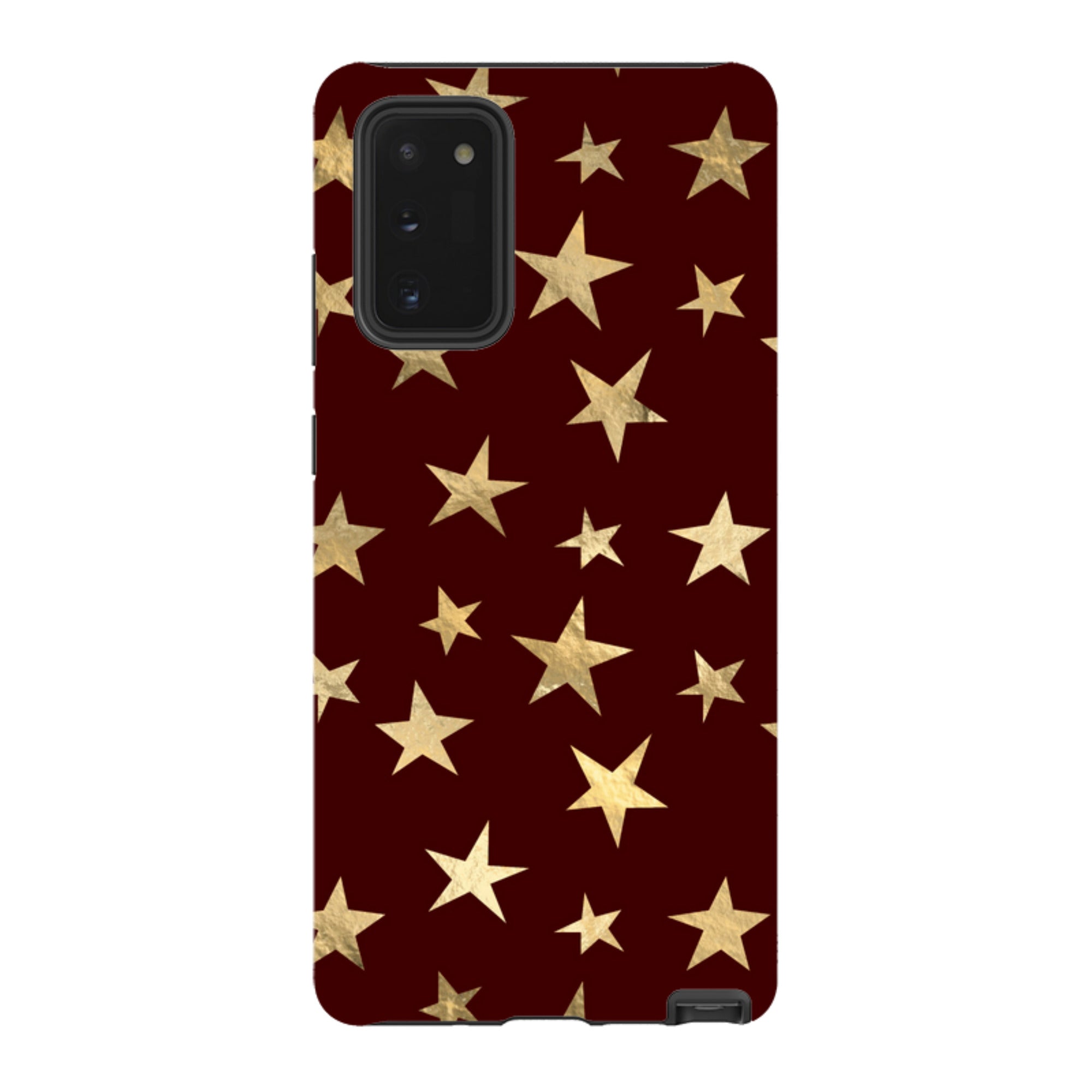 Samsung Tough Case - Brown and Gold Stars