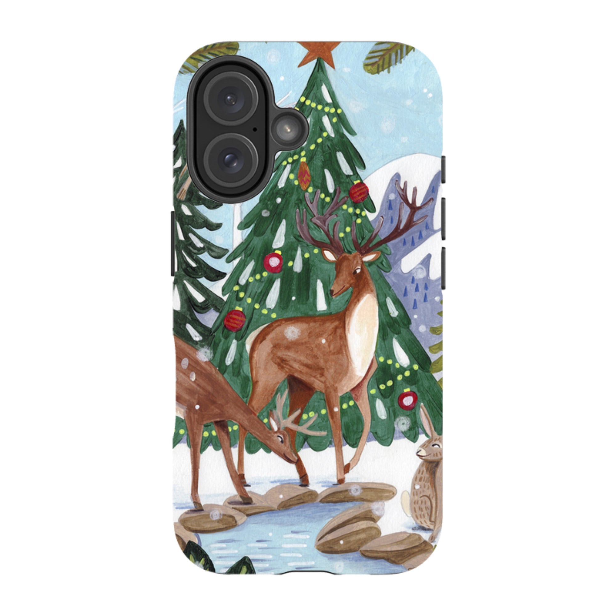 iPhone MagSafe Tough Case - Winter Forest By Caroline Bonne Muller