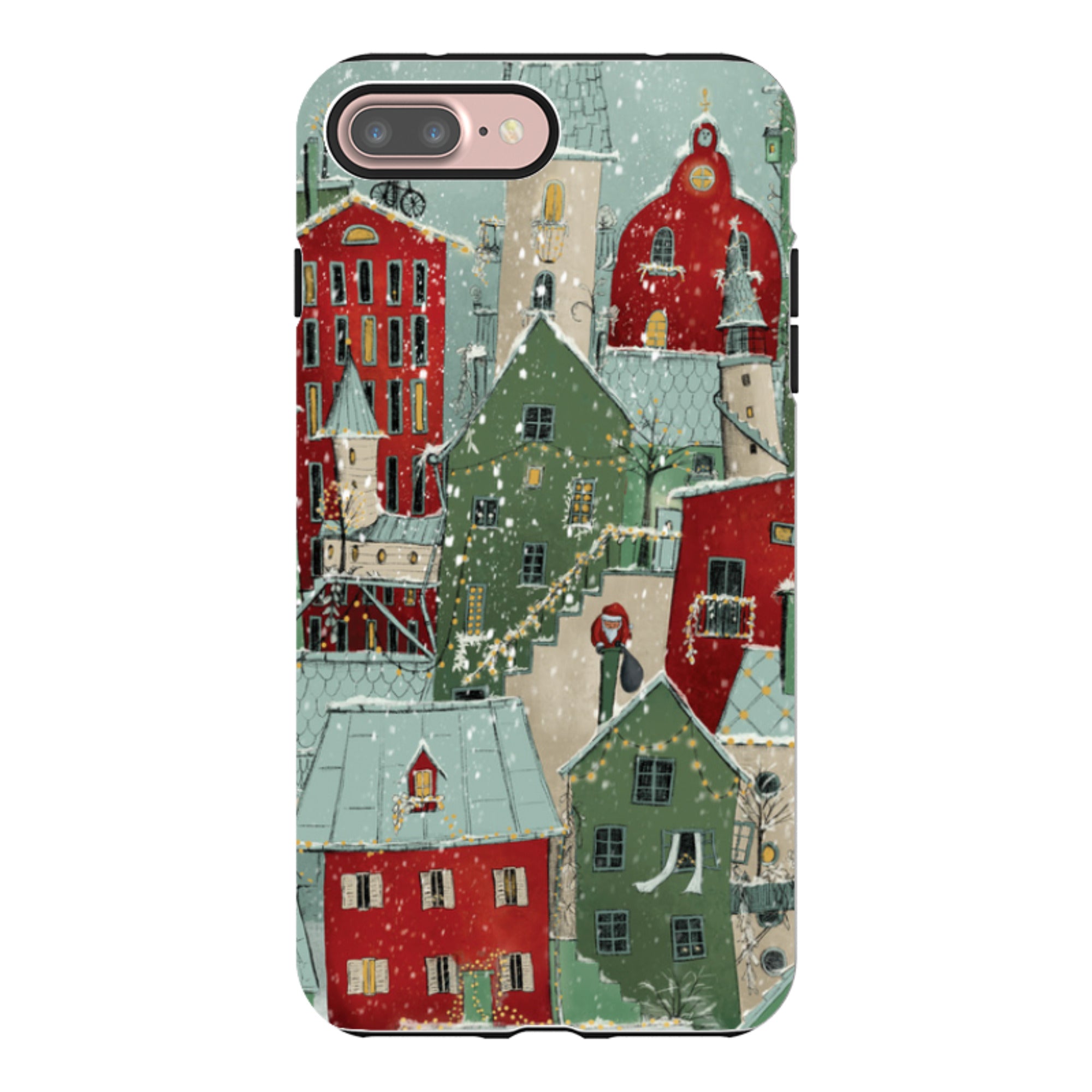 iPhone Tough Case - Citywinkles Red By Maja Lindberg