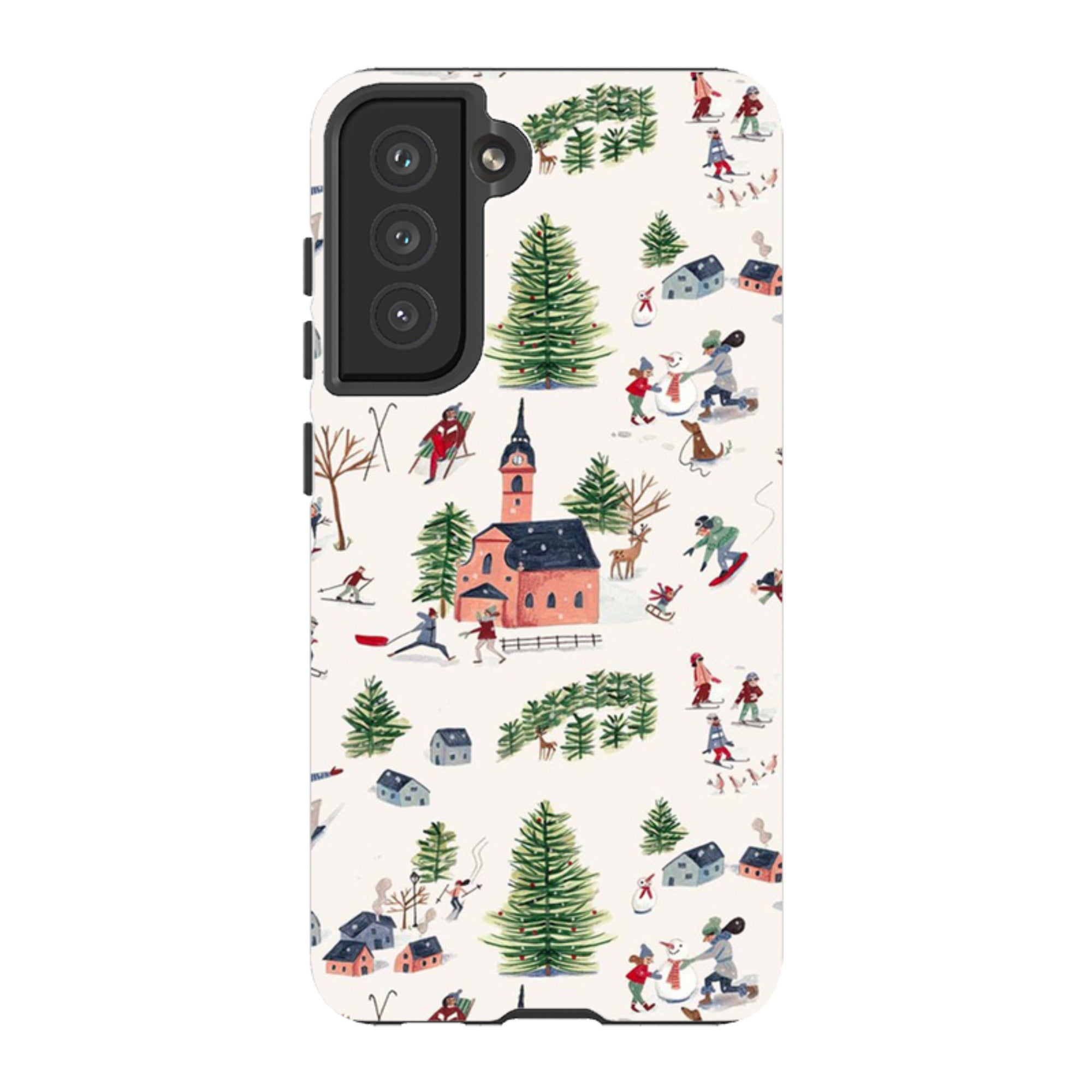 Samsung Tough Case - Skiing By Caroline Bonne Muller