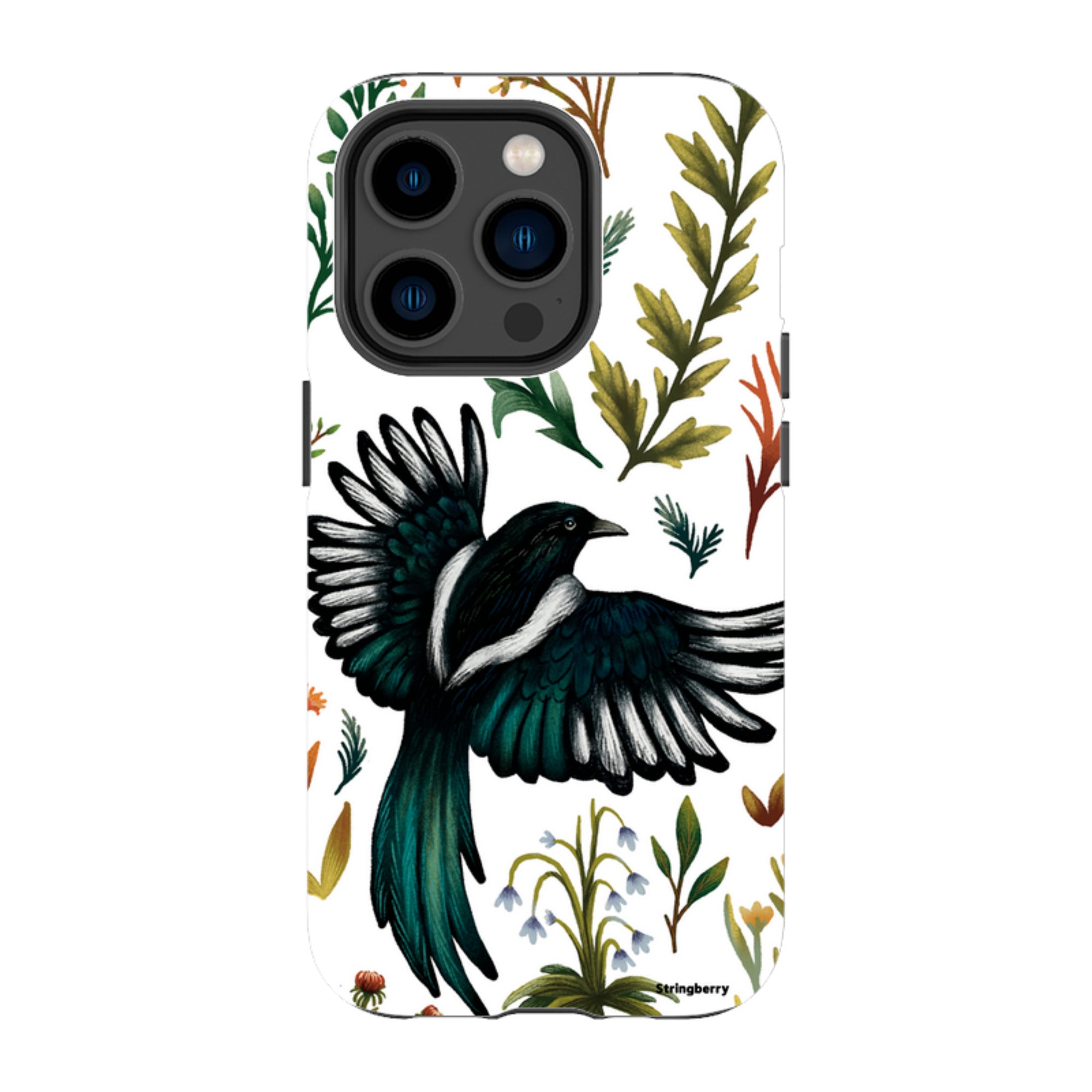 iPhone MagSafe Tough Case - Magpie By Anna Stead