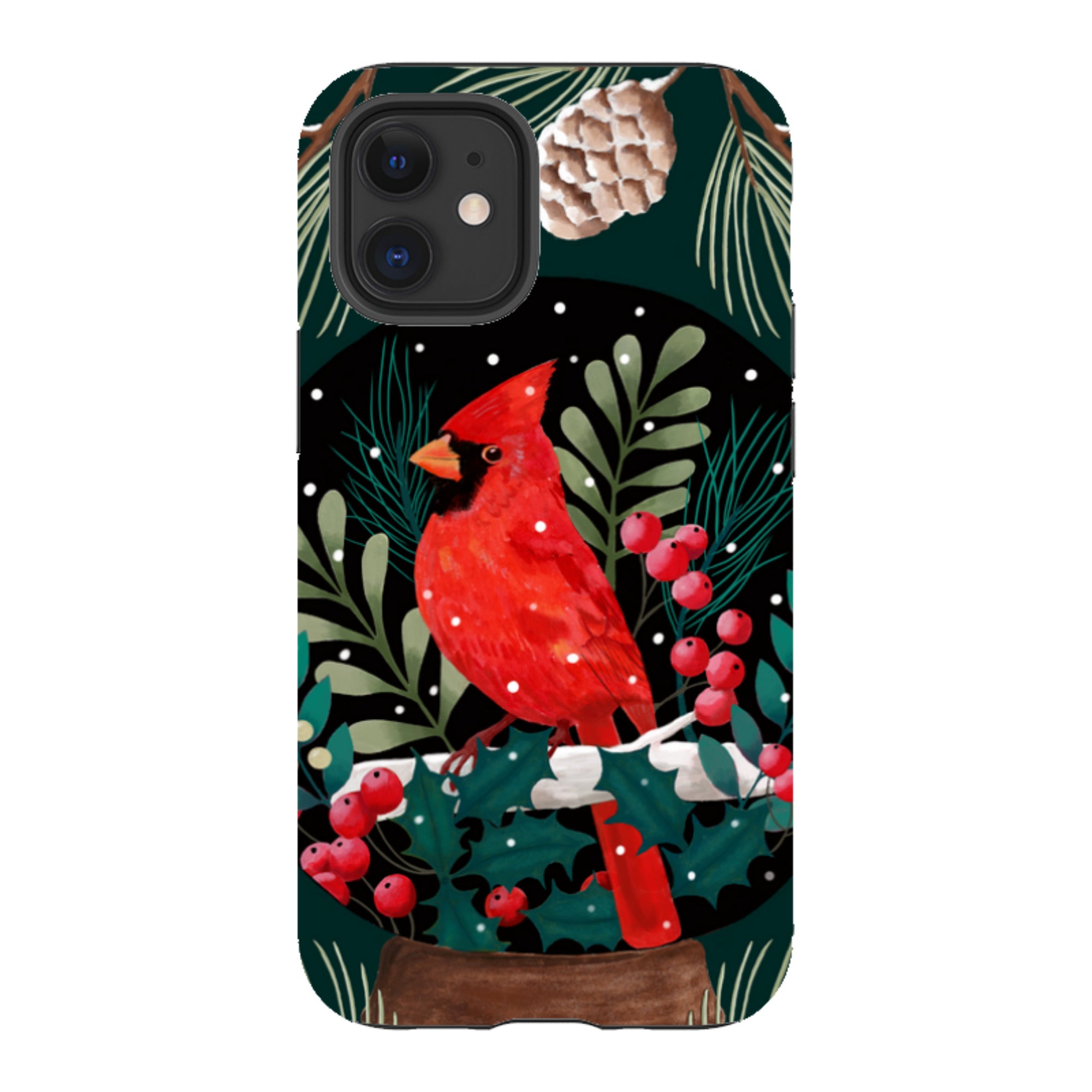 iPhone Tough Case - Red Cardinal By Bex Parkin