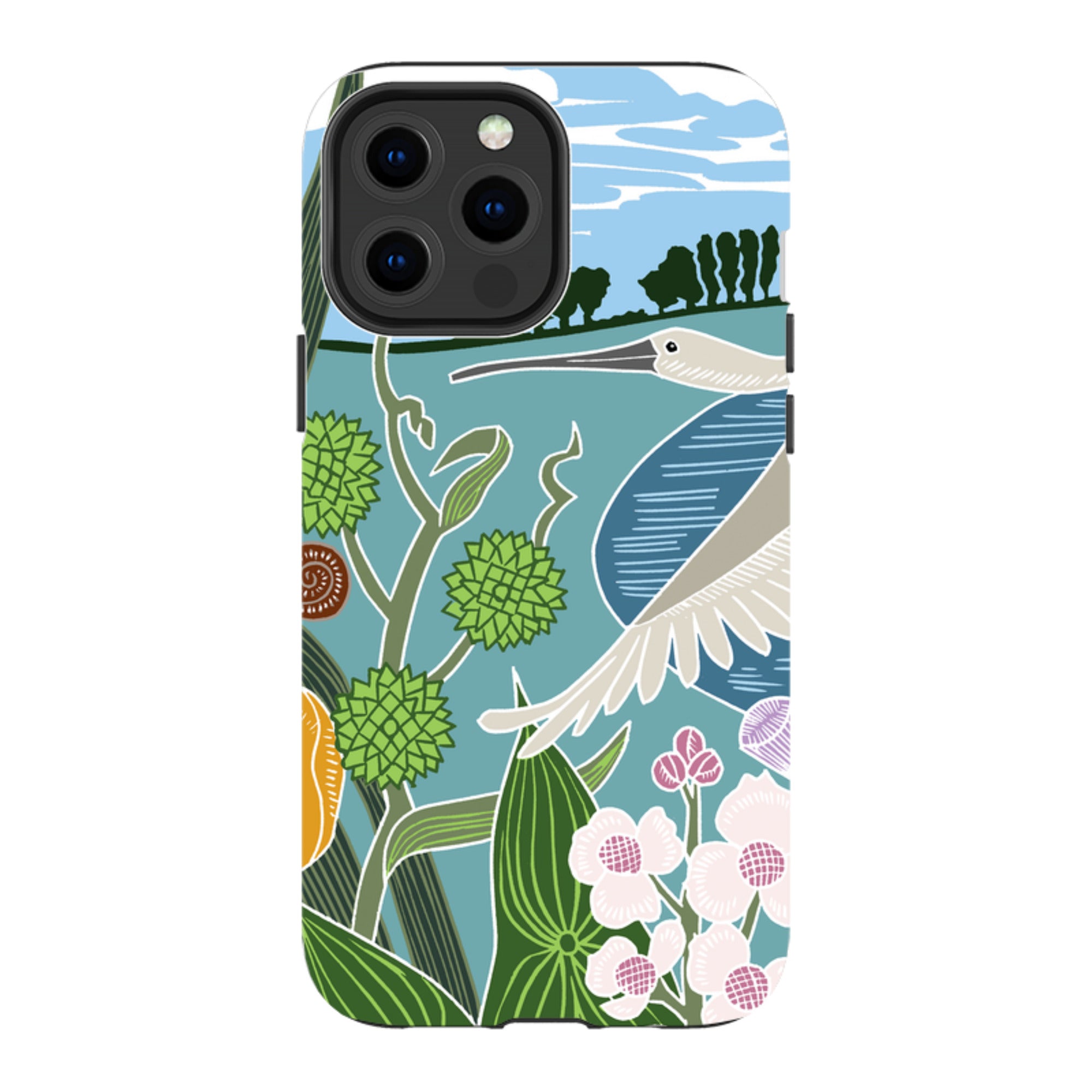 iPhone Tough Case - Spoonbill By Kate Heiss