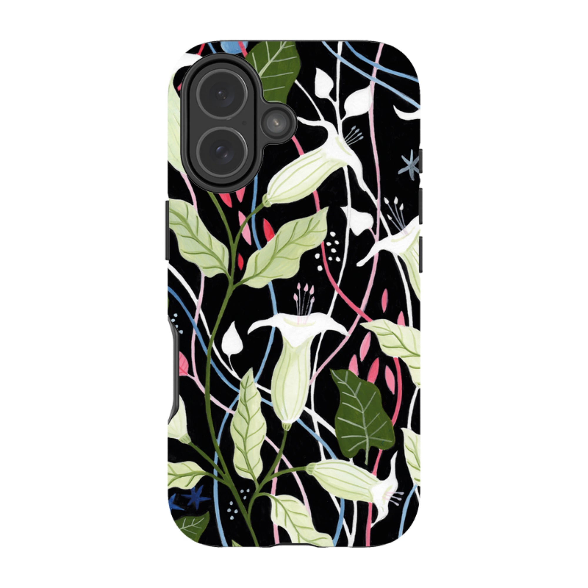 iPhone Tough Case - Trumpet Flowers By Bex Parkin