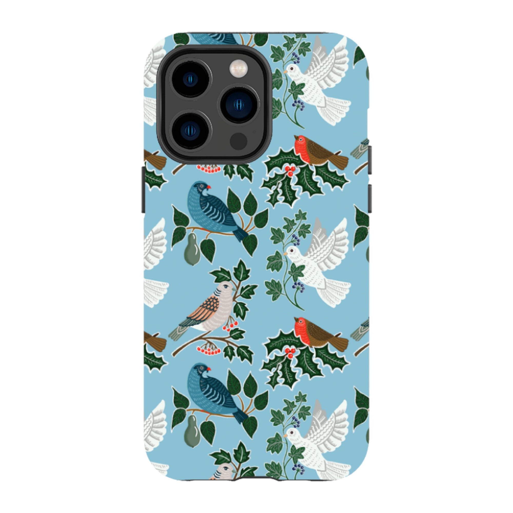 iPhone Tough Case - Winter Birds-2 By kate Heiss