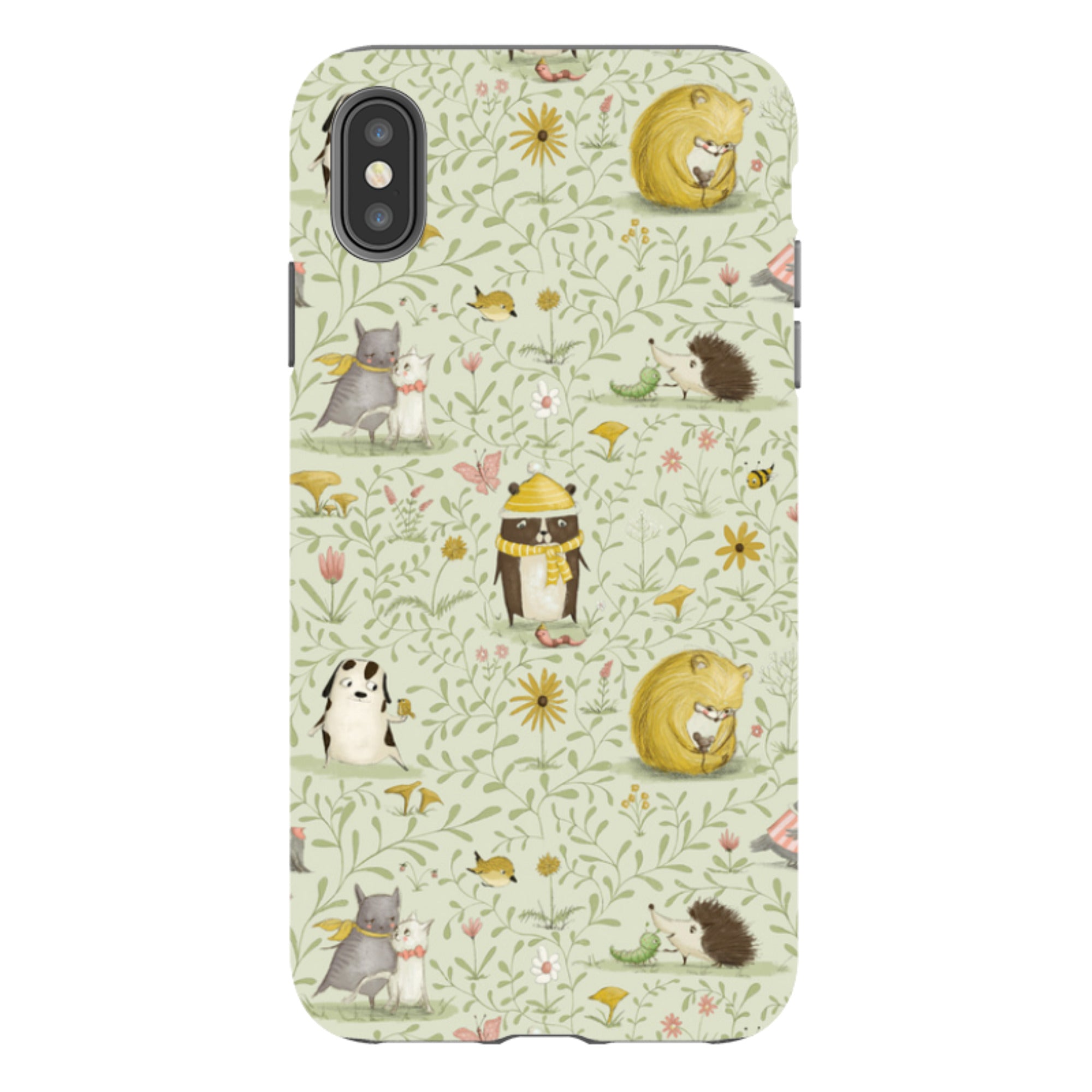 iPhone Tough Case - Animal Meetings By Maja Lindberg
