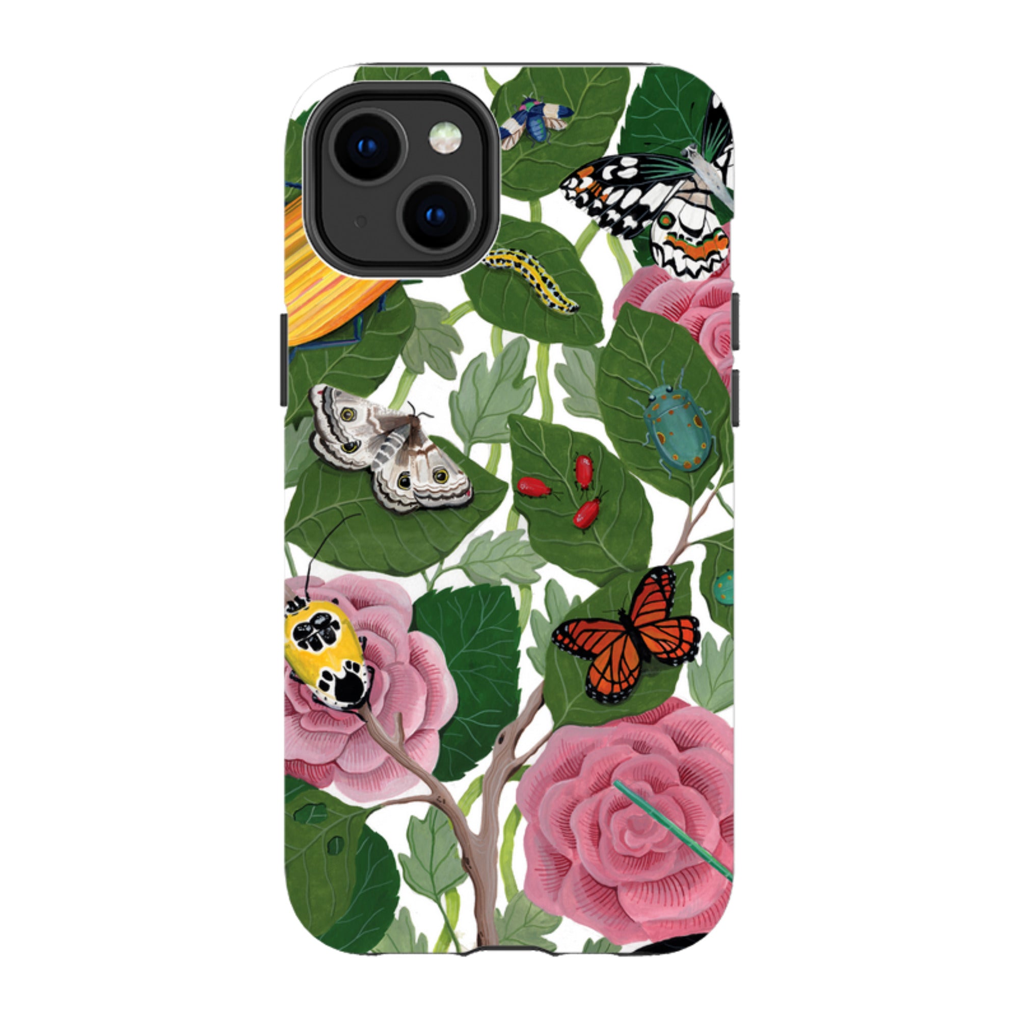 iPhone Tough Case - Butterflies And Beatles By Bex Parkin