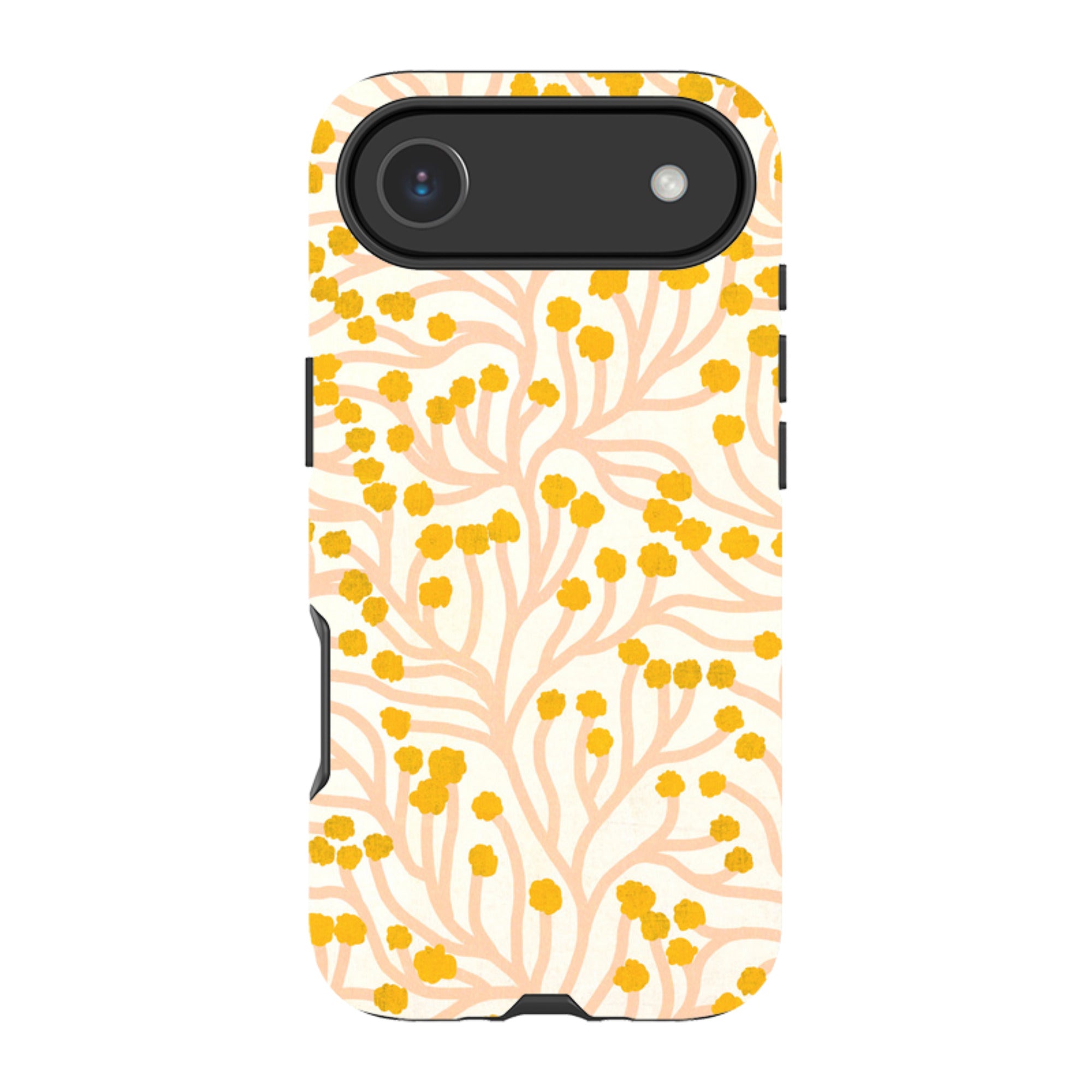iPhone Tough Case - Vine Pink And Ochre By Katherine Quinn