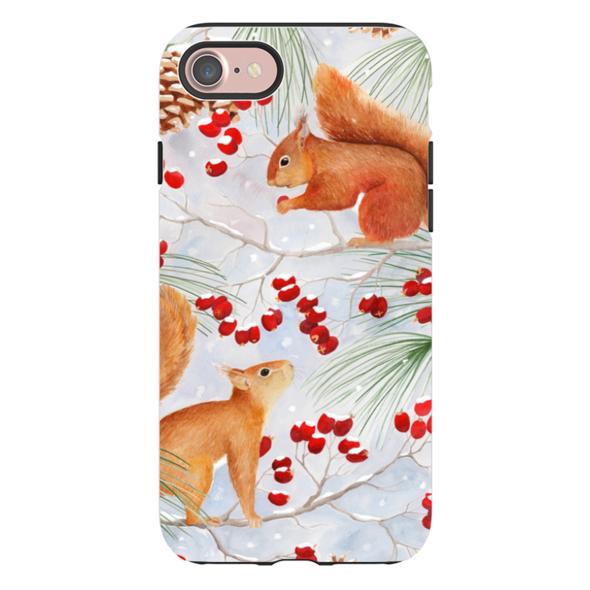 iPhone Tough Case - Red Squirrels By Bex Parkin