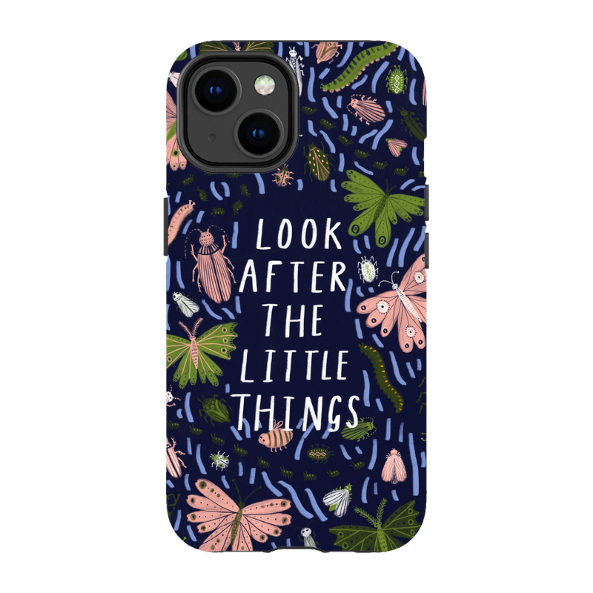 iPhone Tough Case - Little Things Blue By Lee Foster Wilson