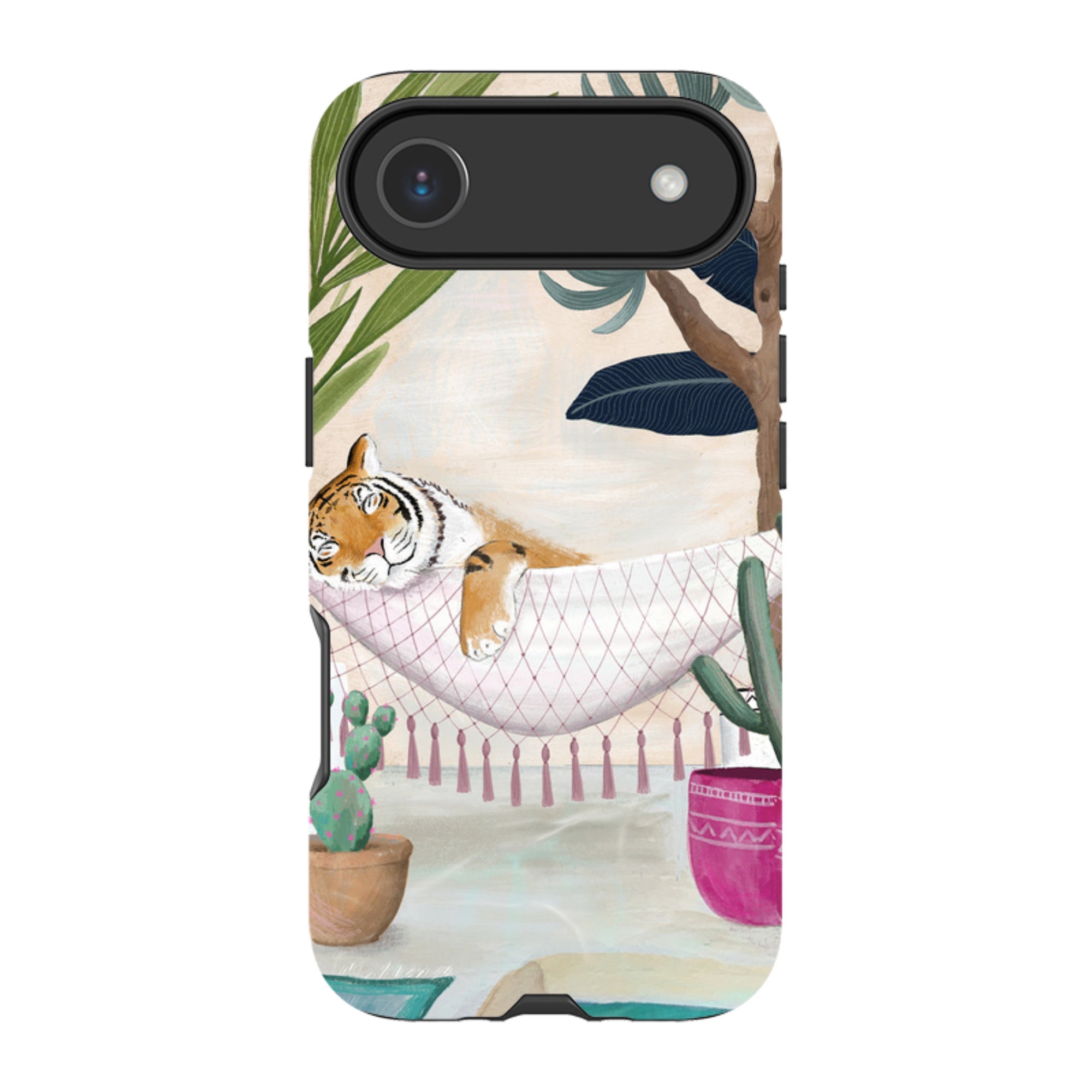 iPhone Tough Case - Tiger Hammock By Bex Parkin