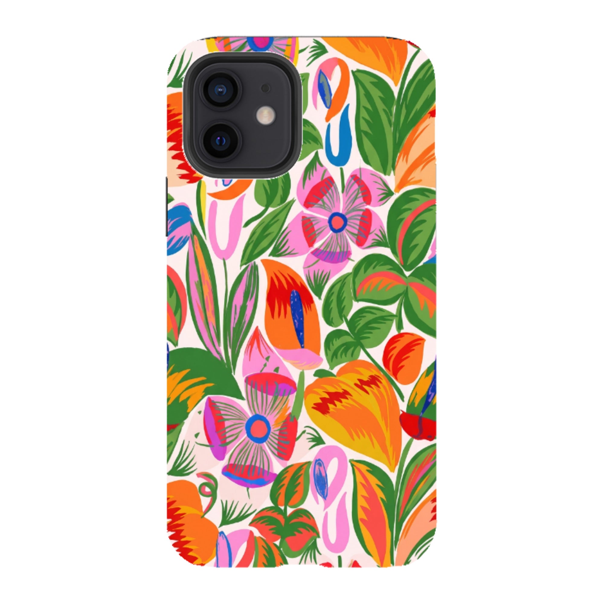 iPhone Tough Case - Vintage Tropical Floral