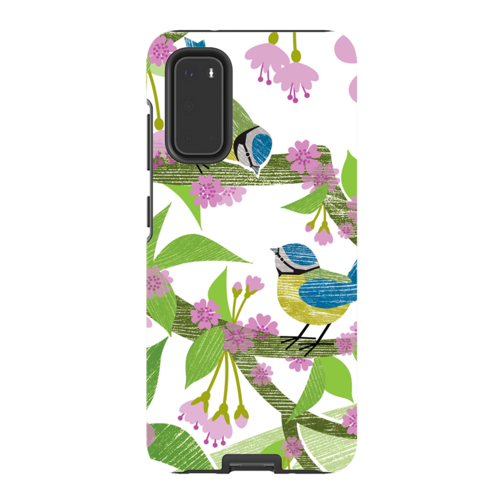 Samsung Tough Case - Blue Tits and Blossom By Liane Payne