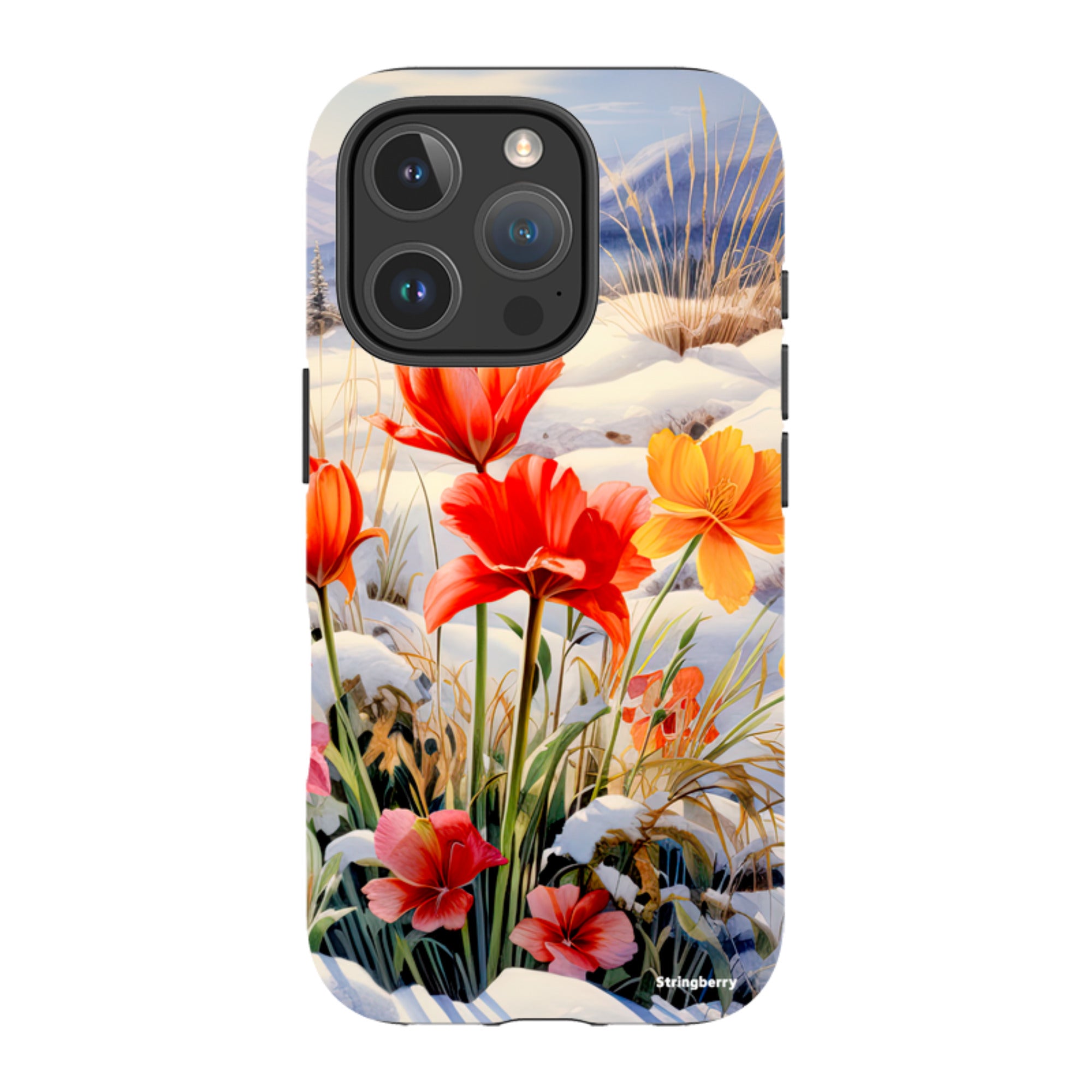 iPhone MagSafe Tough Case -  Winter Wild Flowers III
