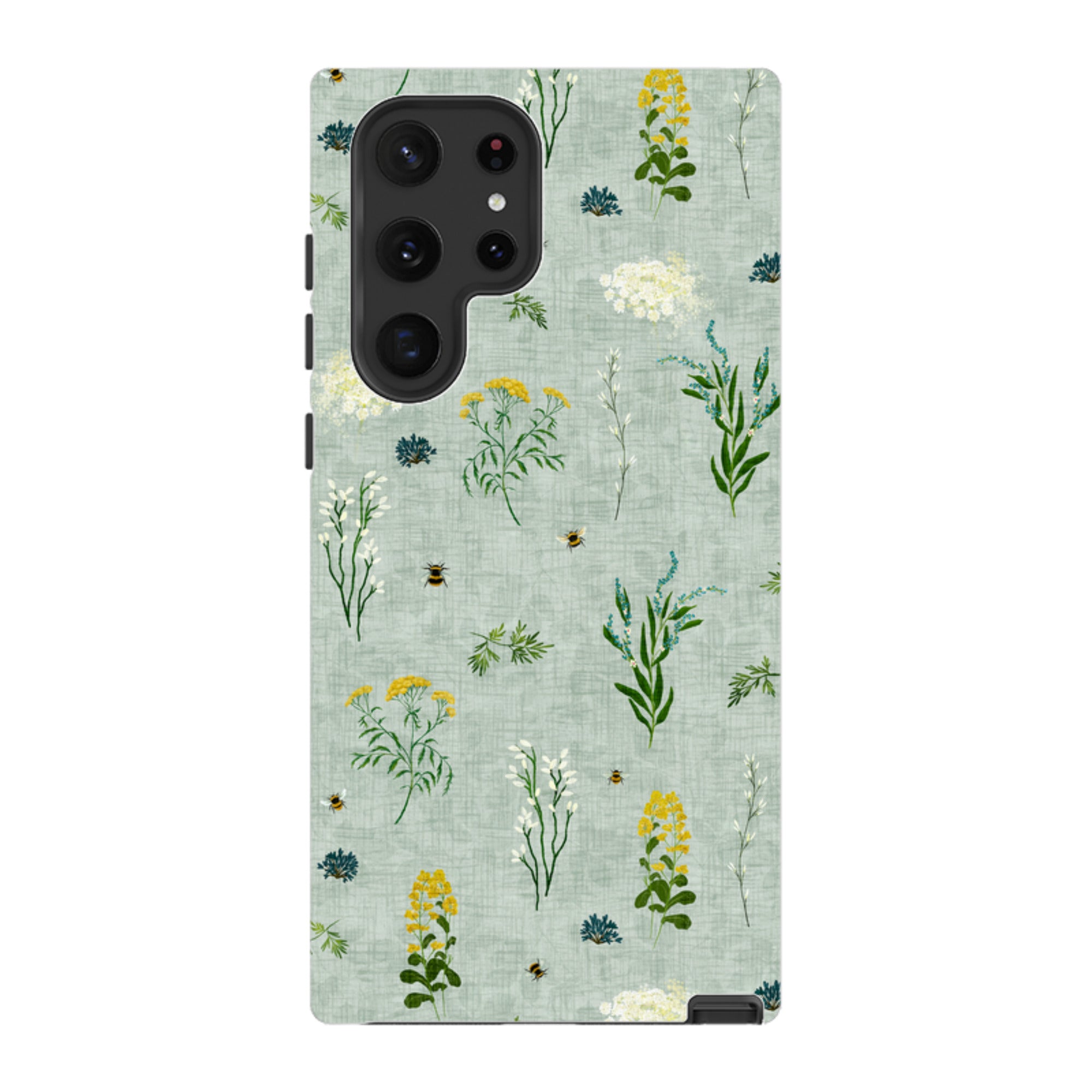 Samsung Tough  Case - Song Bird Florals and Bees By Katherine Quinn