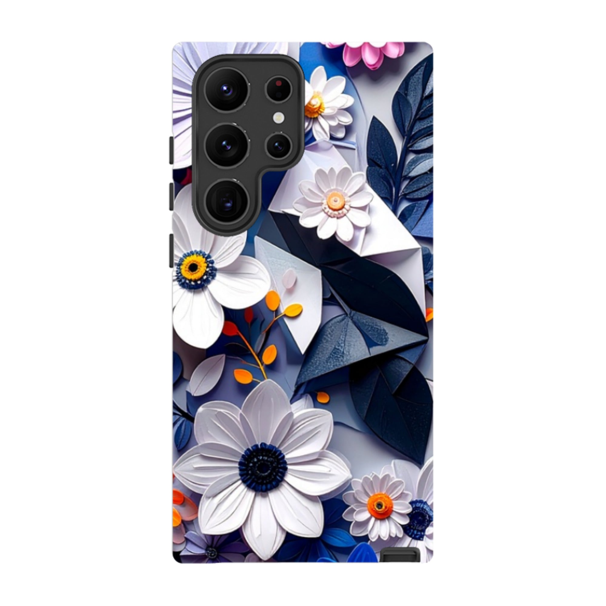 Samsung Tough Case - Summer Blue Florals