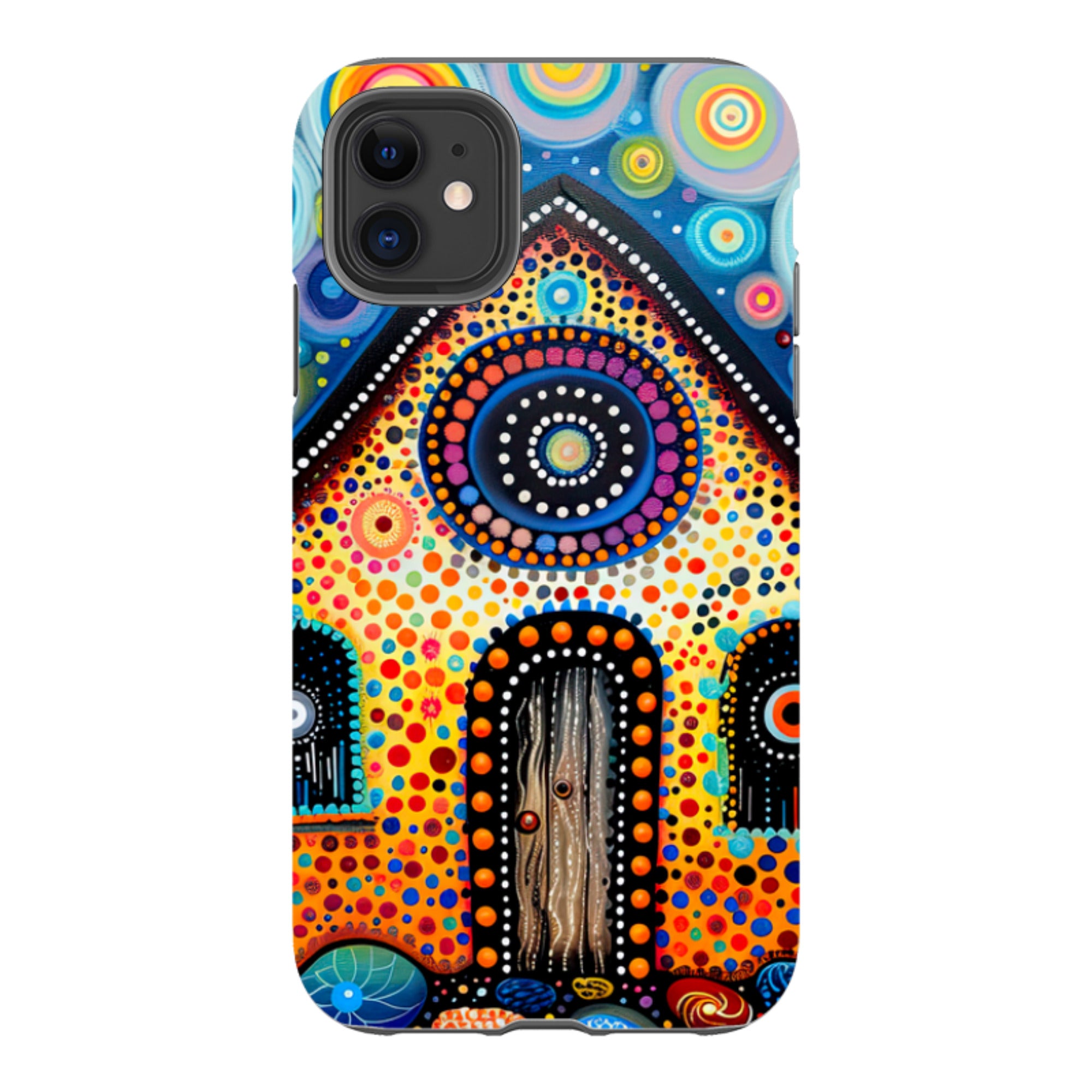 iPhone Case - Folk Art House III