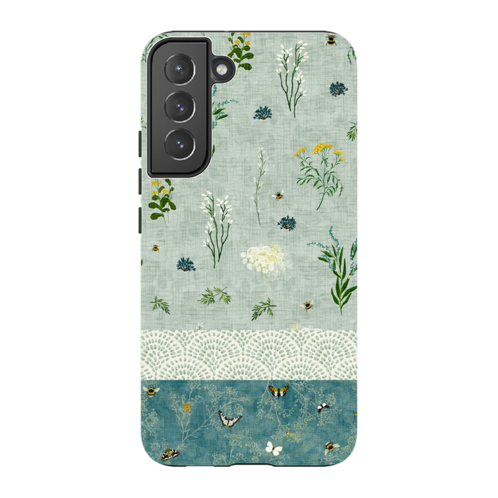 Samsung Tough  Case - Song Bird Florals and Bees 2 By Katherine Quinn