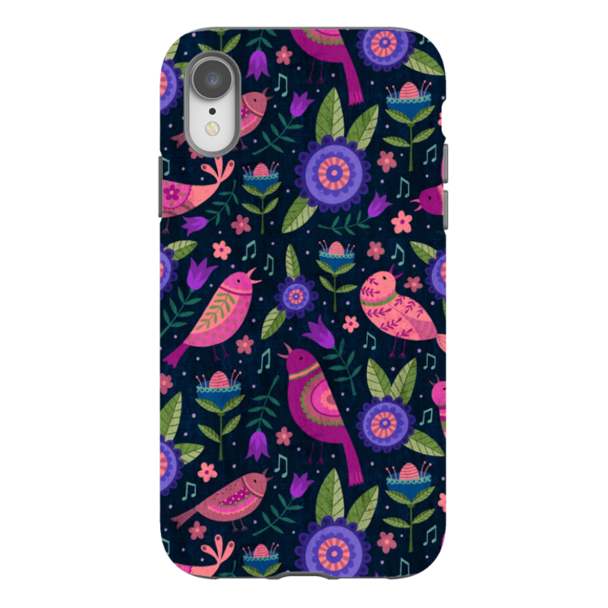 iPhone Tough Case - Bird Pattern VI By Suzy Taylor