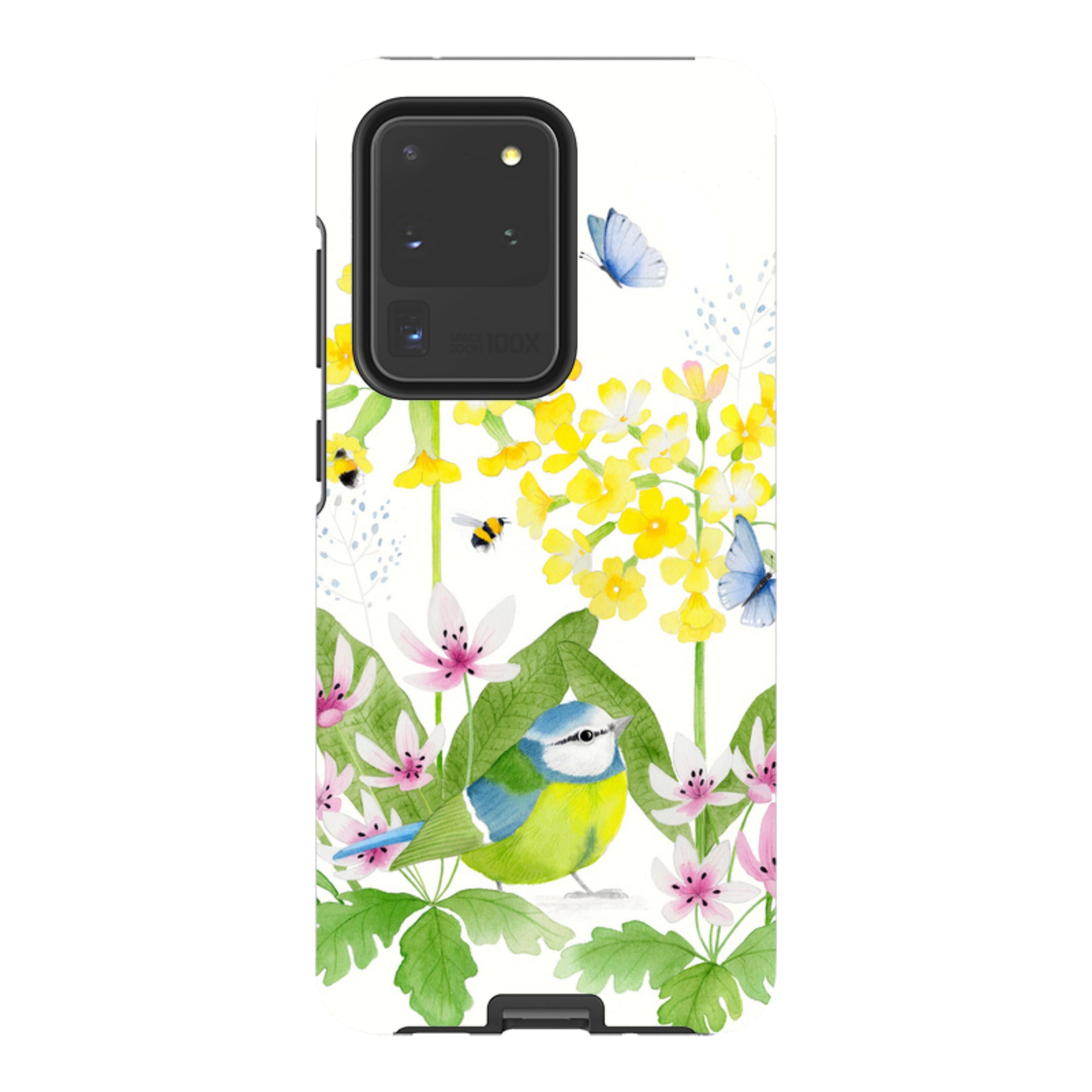 Samsung Tough Case - Blue Tit Garden By Bex Parkin
