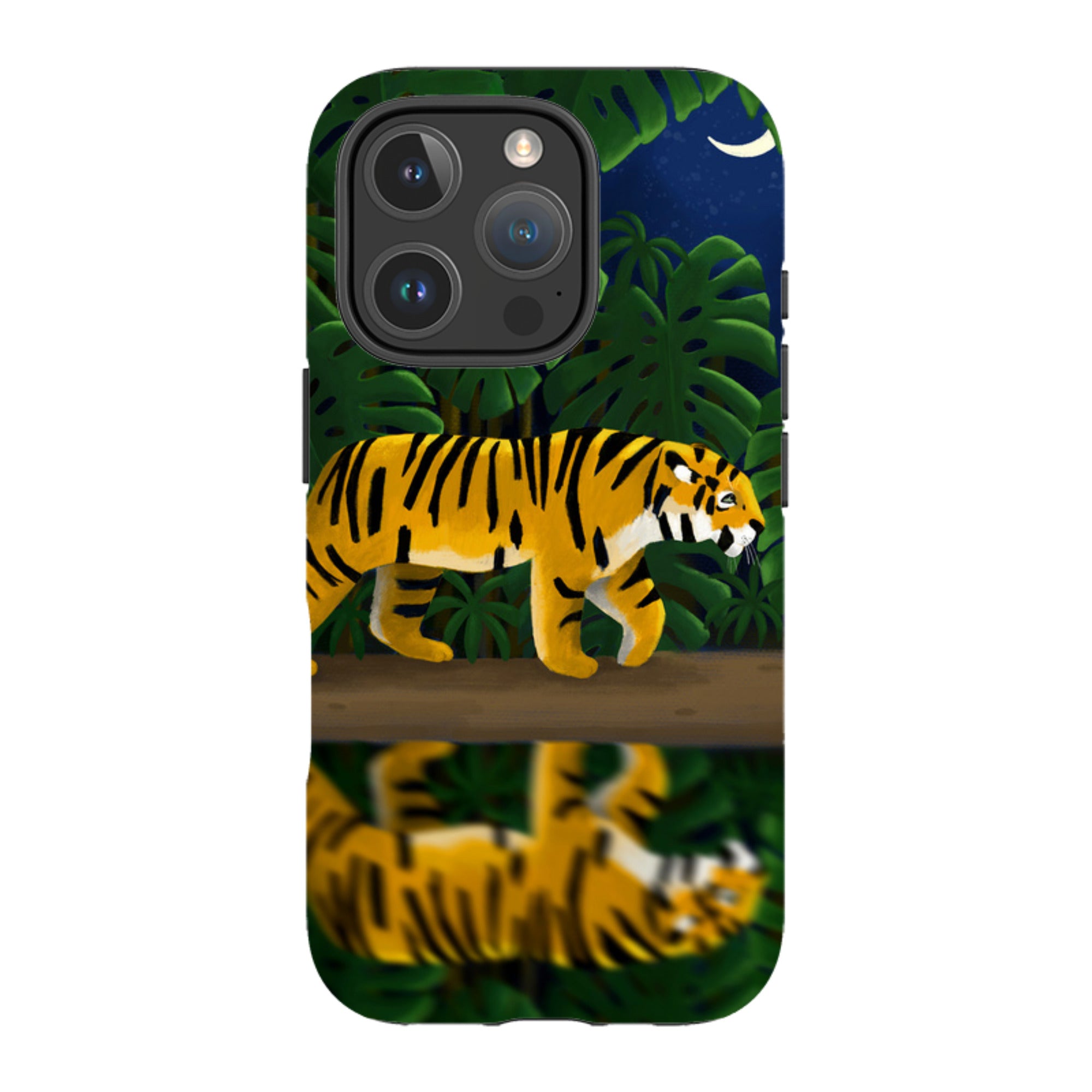 iPhone MagSafe Tough Case - Tiger Night By Bex Parkin