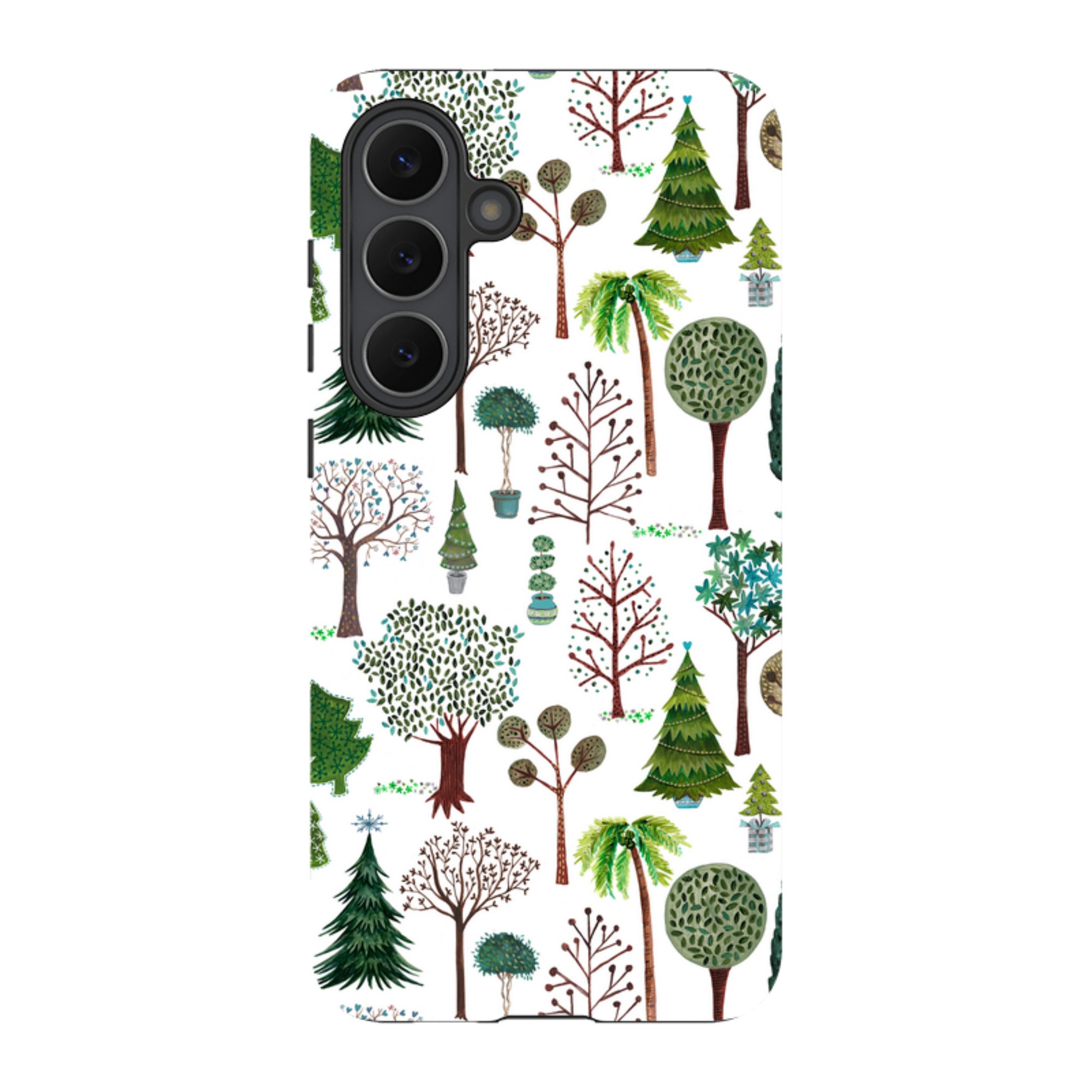 Samsung Tough Case - Xmas Trees By Caroline Bonne Muller