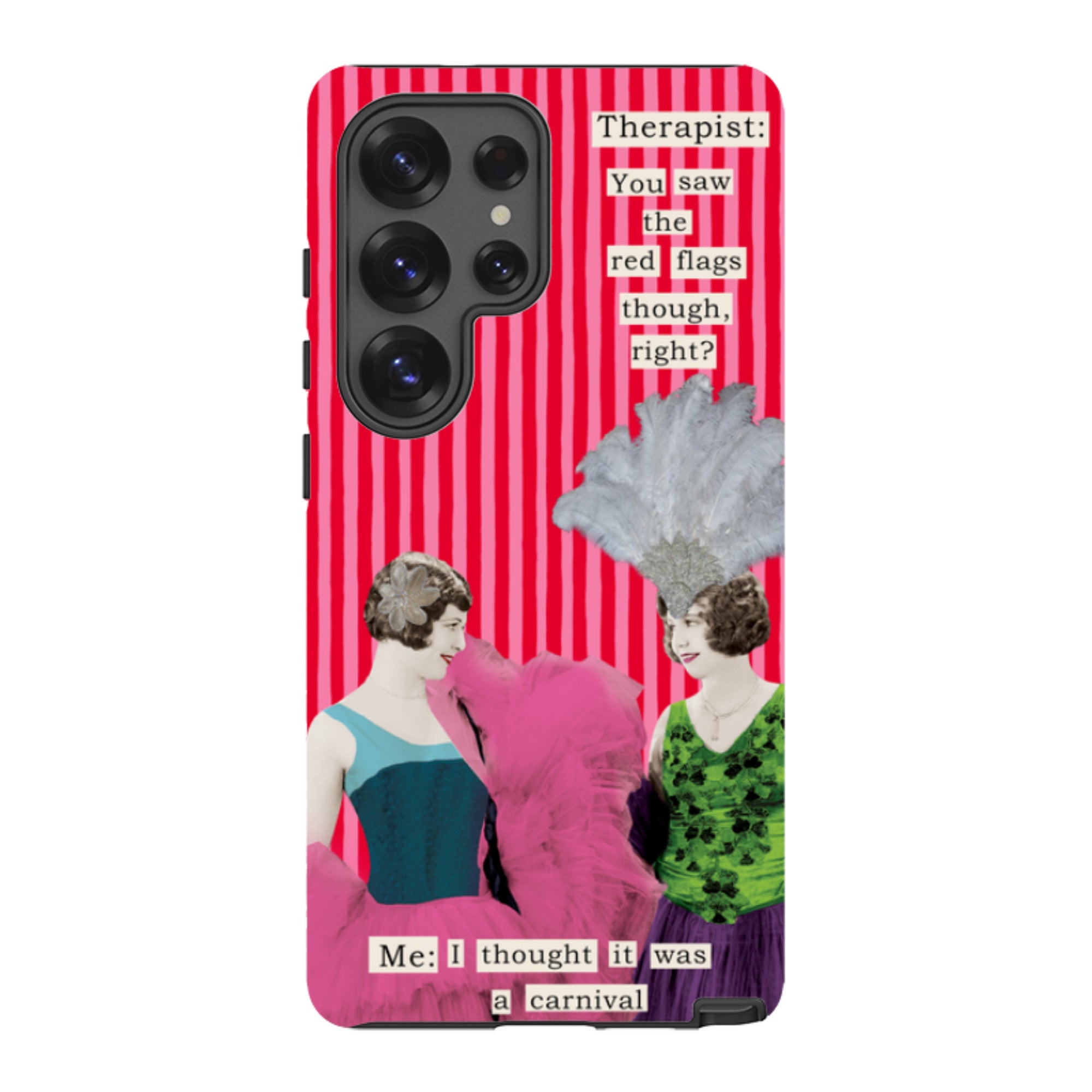 Samsung Tough Case - Therapist Red Flag By Clare Jordan