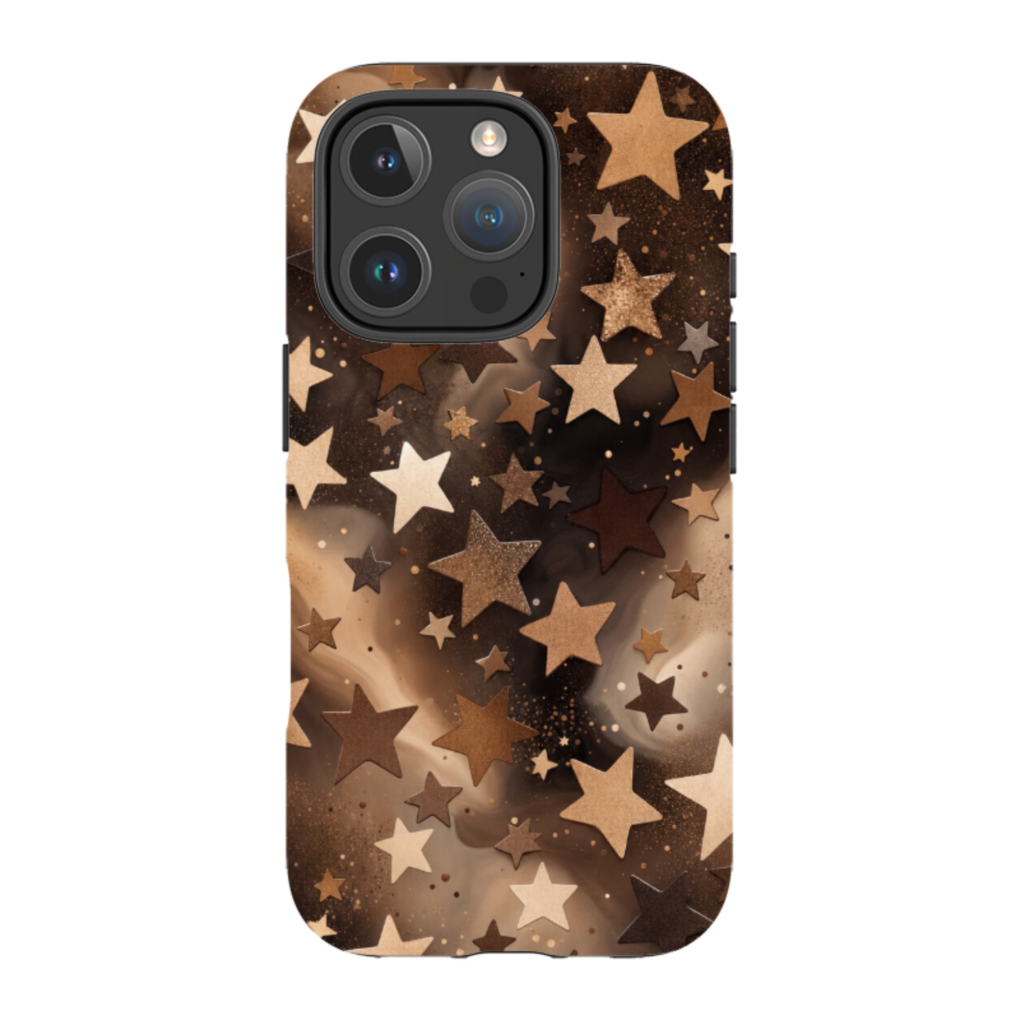 iPhone Tough Case - Bronze Galaxy Star