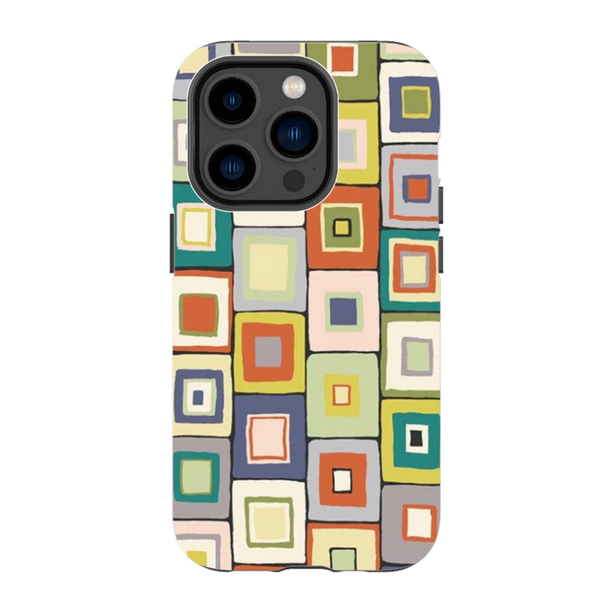 iPhone Tough Case - Atelier Blanket Squares Urbane By Sarah Campbell