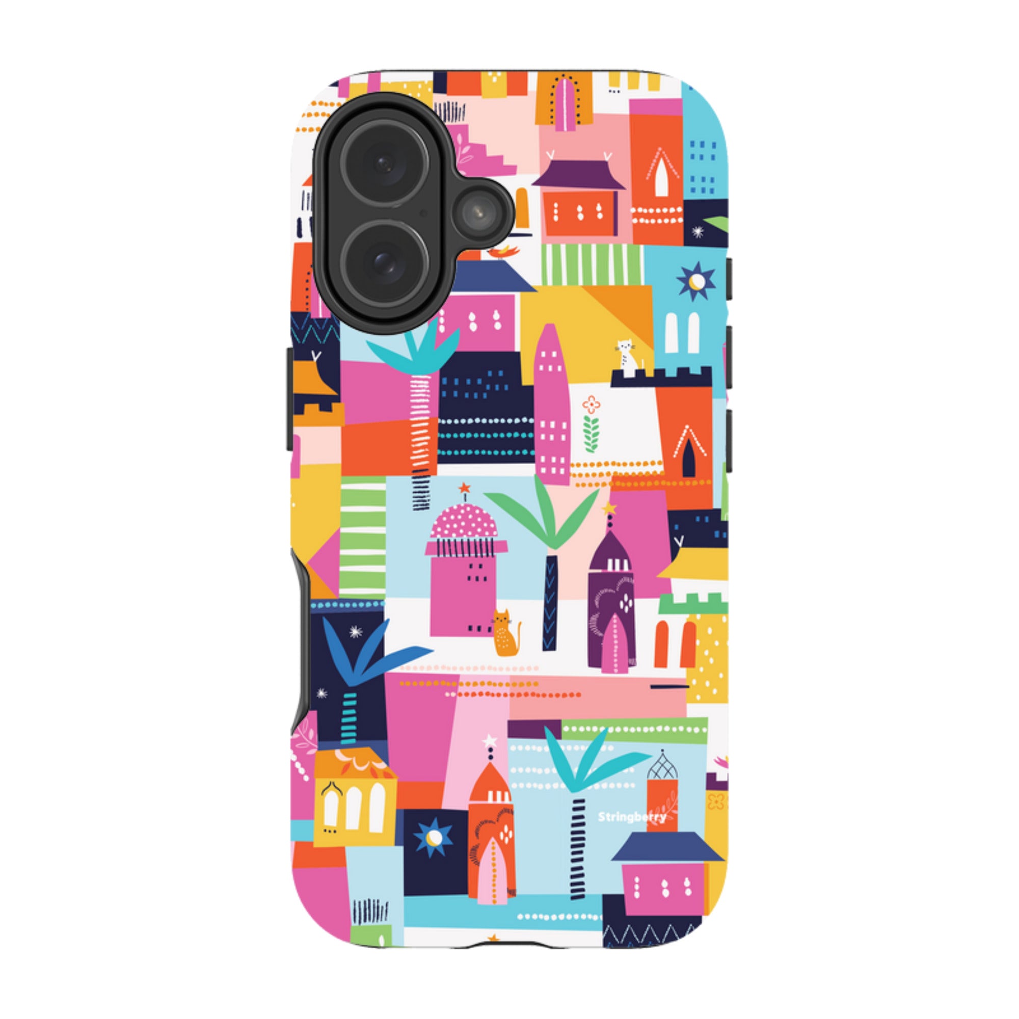 iPhone Tough Case - Houses By Ali Brookes