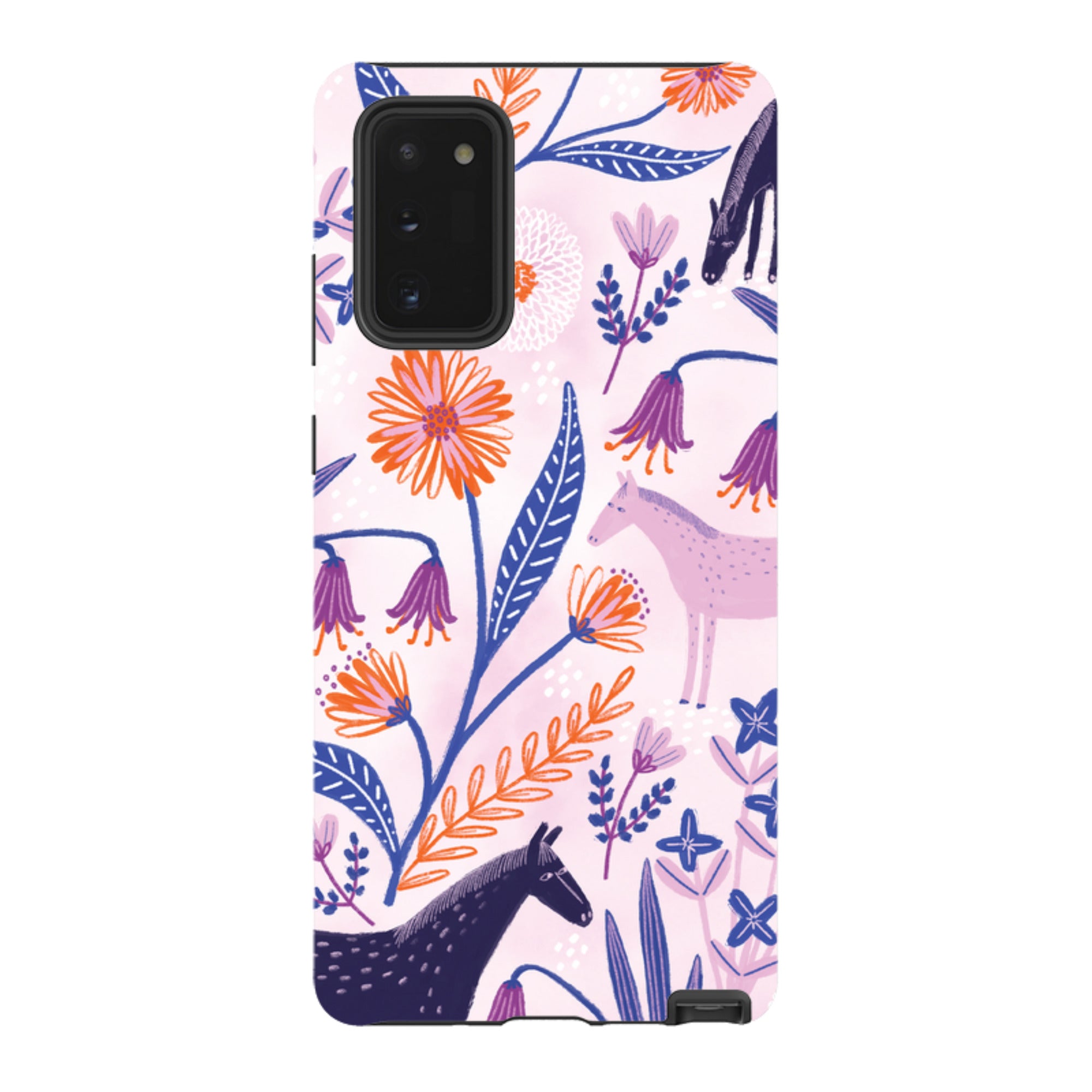 Samsung Tough Case - Wild Ponies Pink By Lee Foster Wilson