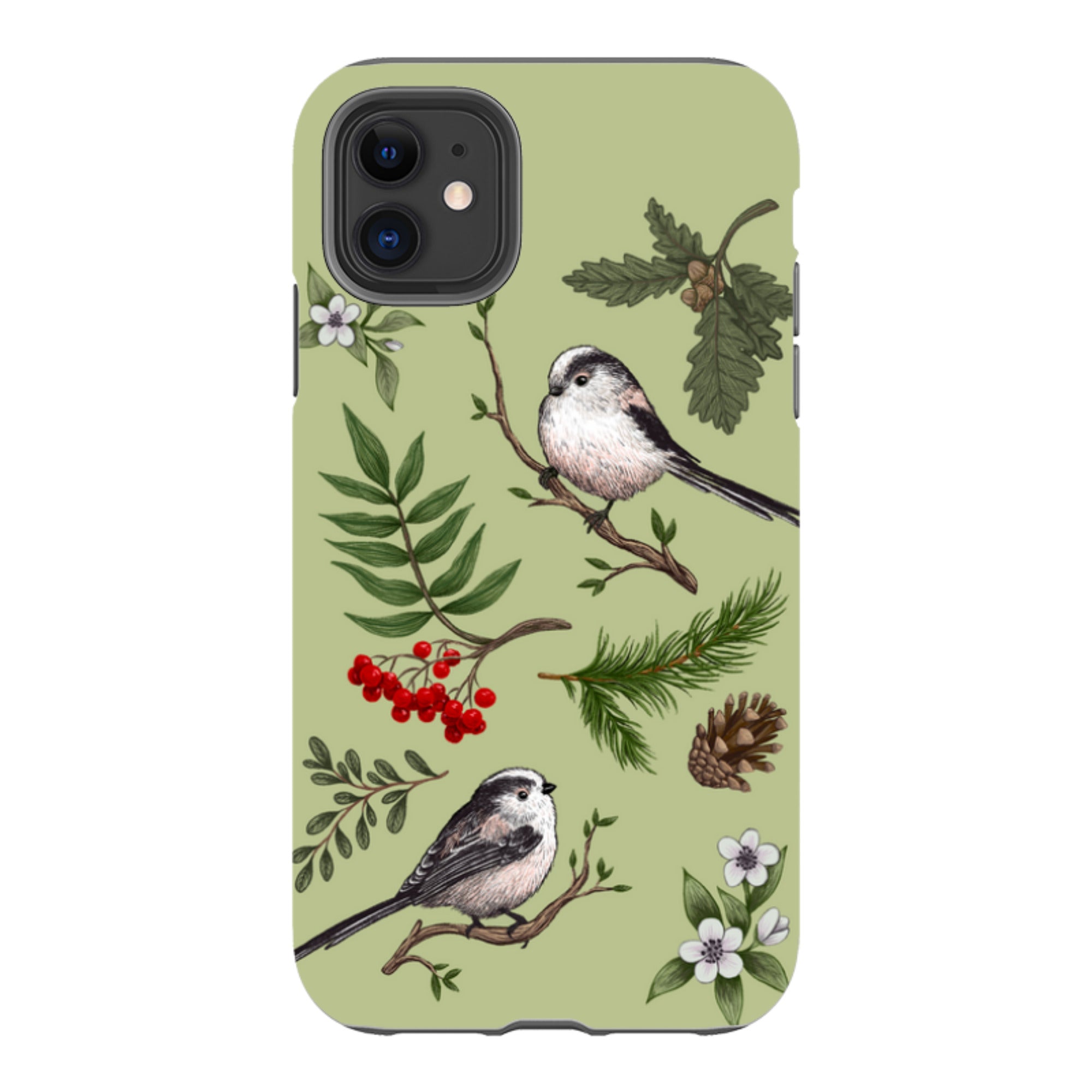 iPhone Tough Case - Longtail Tits By Anna Stead
