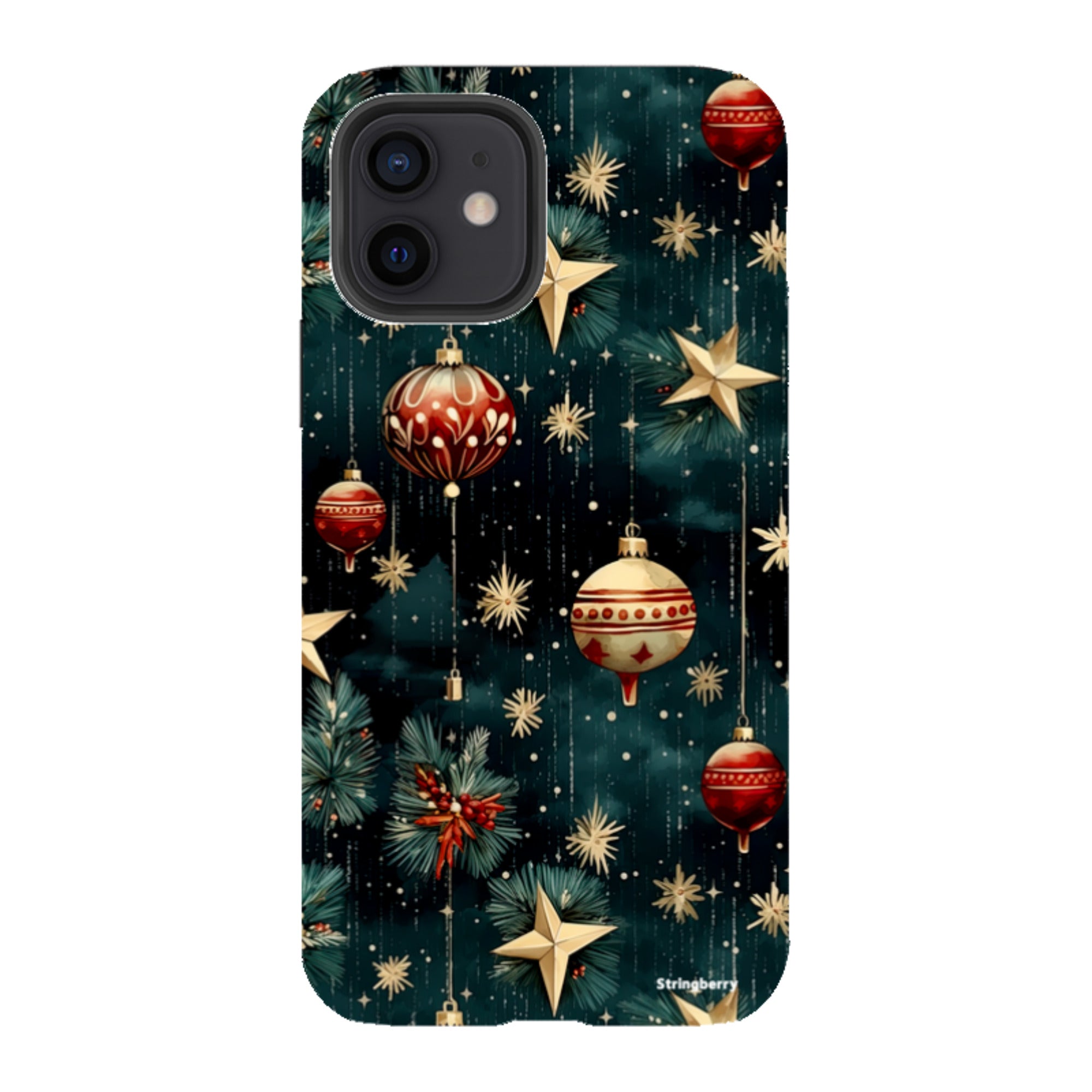 iPhone Tough Case - Christmas Baubles III