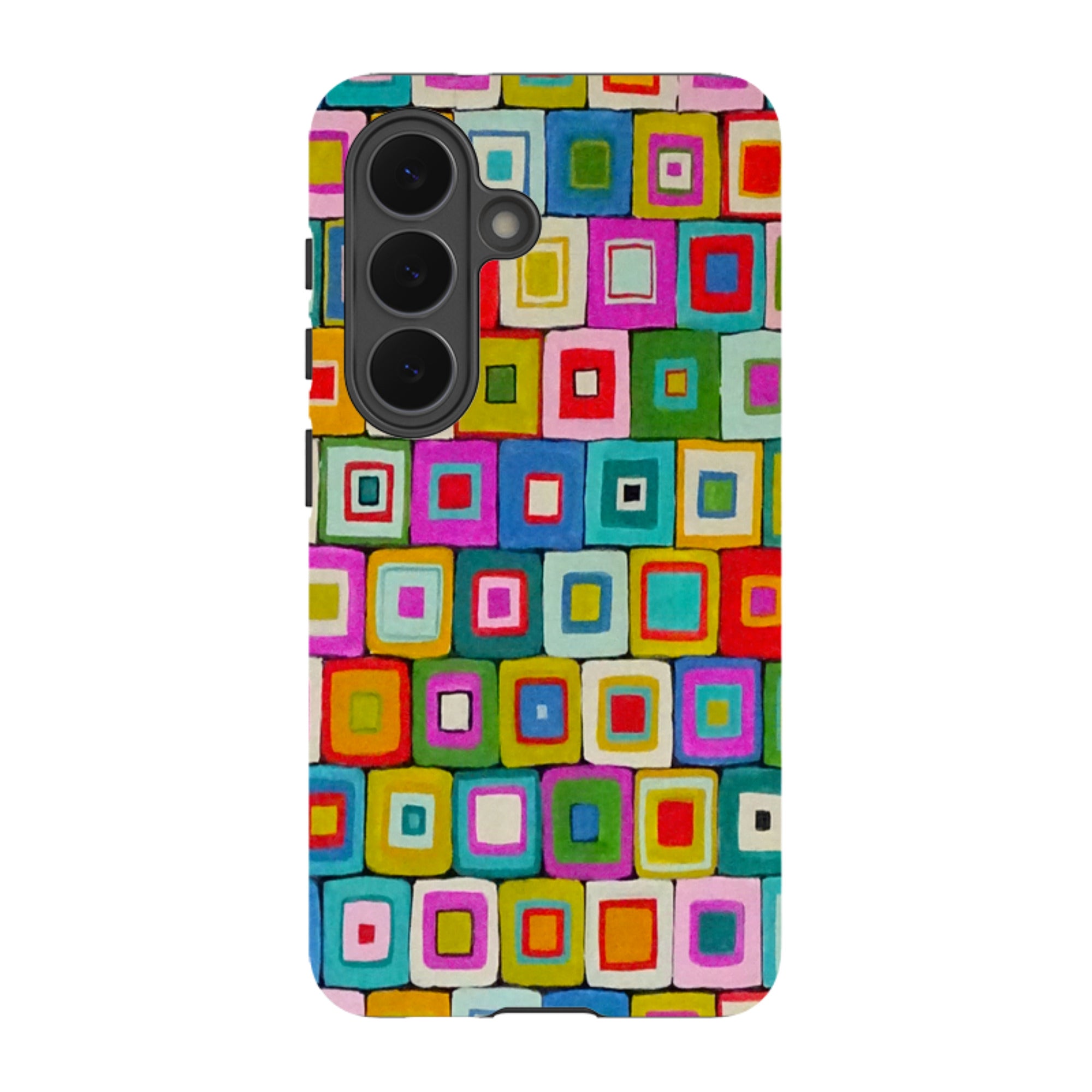 Samsung Tough Case - Atelier Blanket Squares Bright By Sarah Campbell